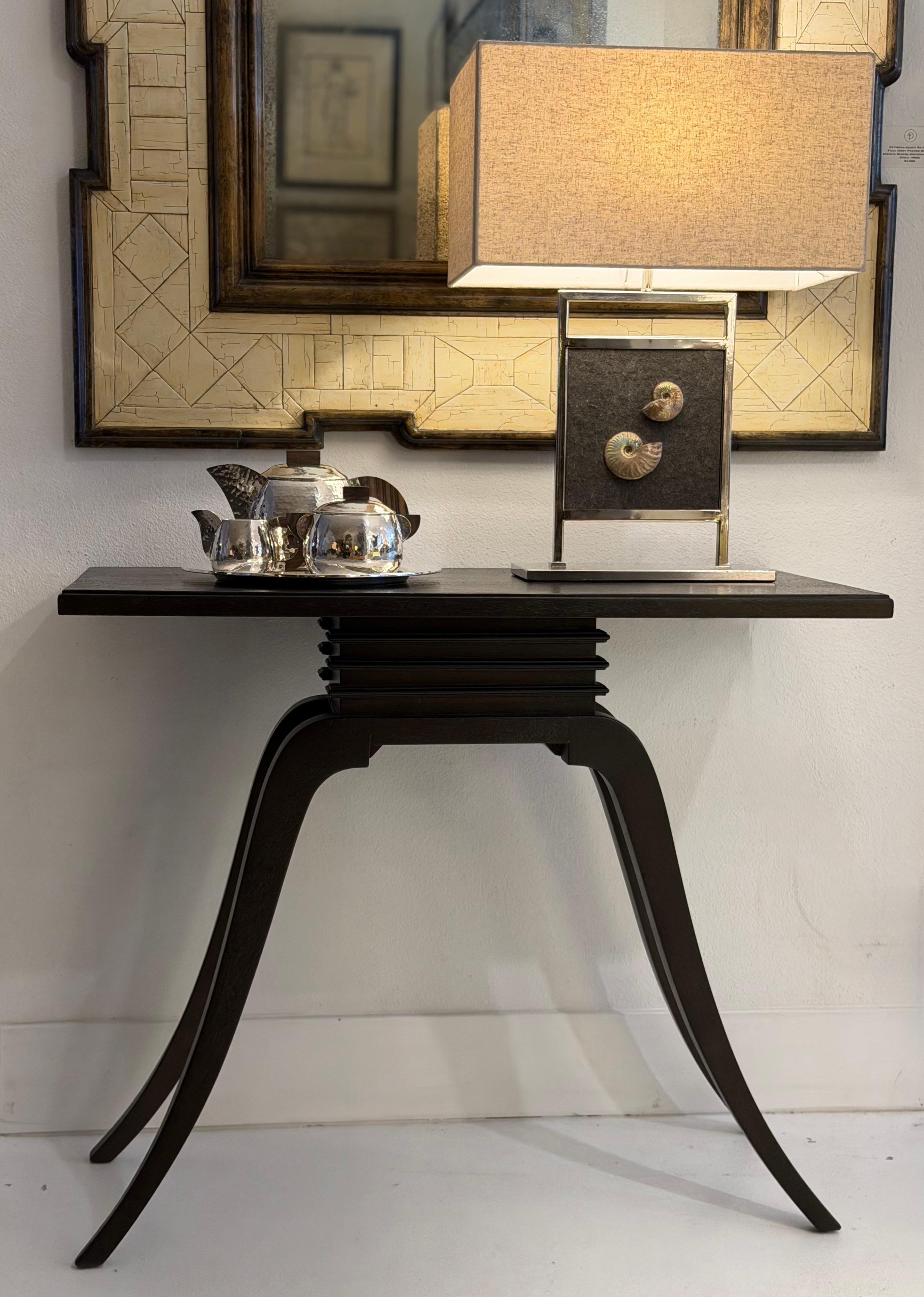 Tavolo consolle Paul Frankl in stile cineseria, anni '40 circa in vendita 2