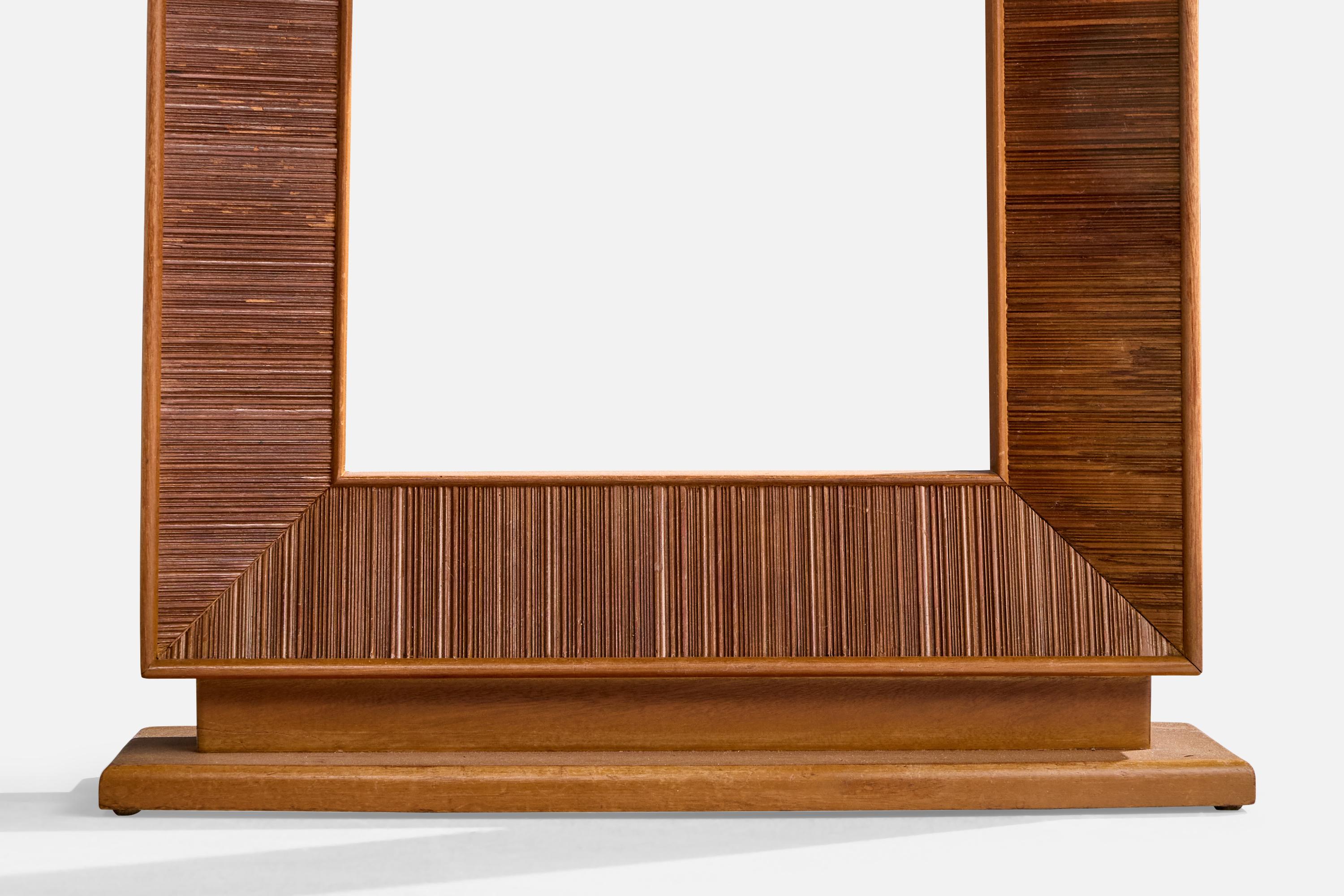 Bois Paul Frankl, table console, Wood Wood, USA, années 1950 en vente