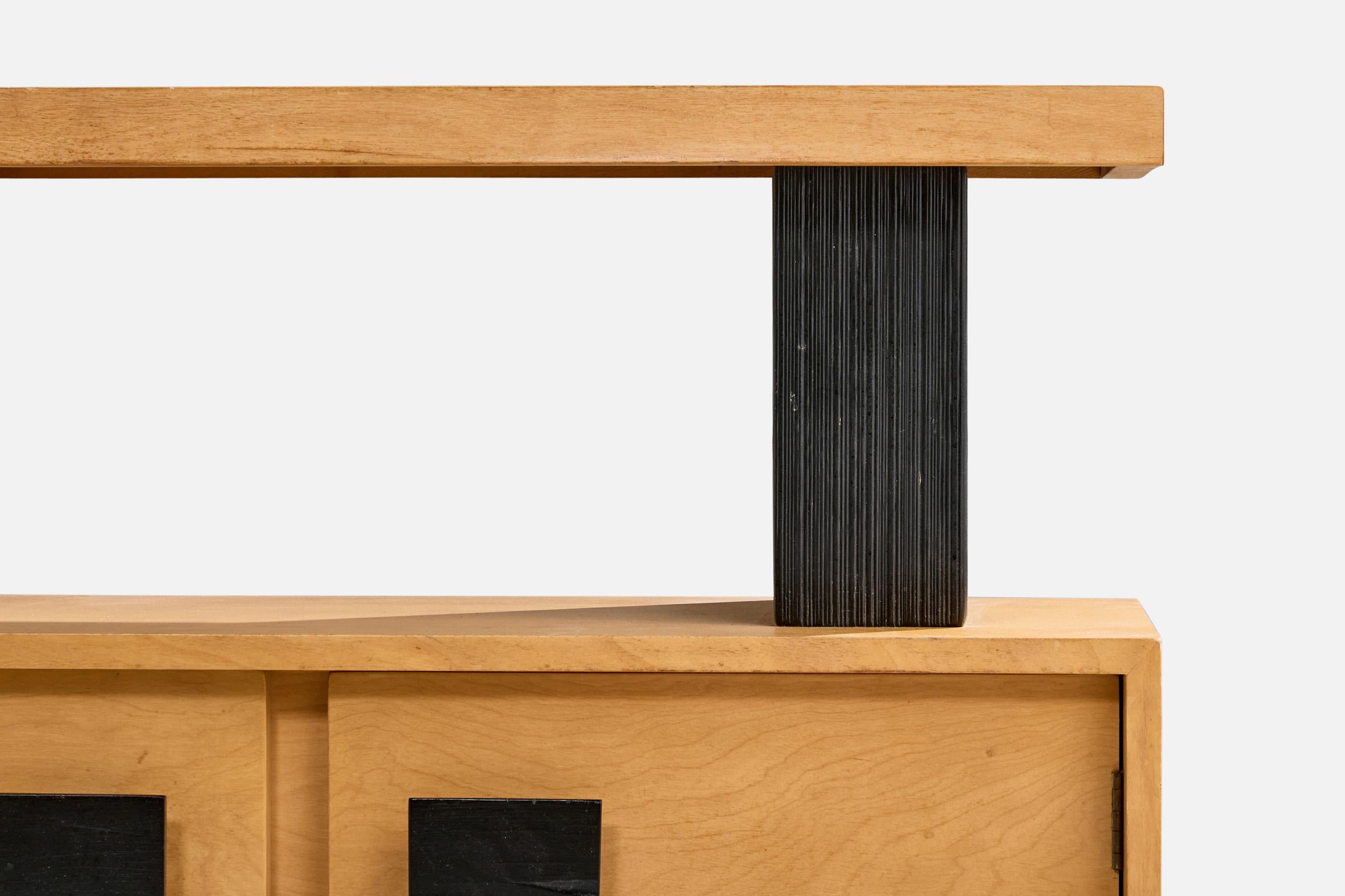 Paul Frankl, Console Table, Wood, USA, 1950s For Sale 2