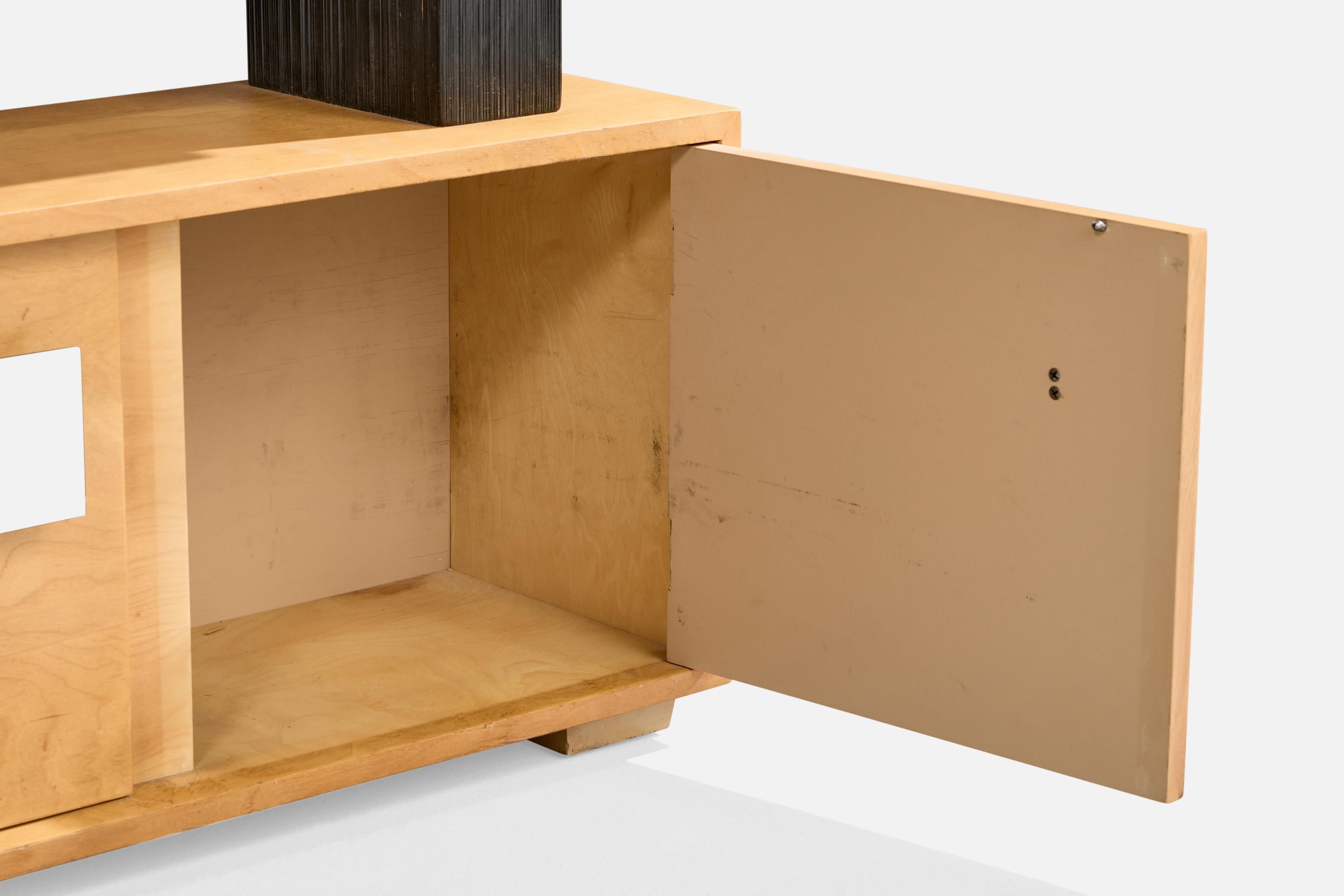 Paul Frankl, Console Table, Wood, USA, 1950s For Sale 3