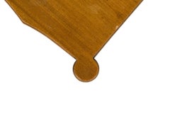 Paul Frankl Kontinentaler Konsolentisch aus Nussbaum und Messing mit 2 Schubladen aus der Mitte des Jahrhunderts