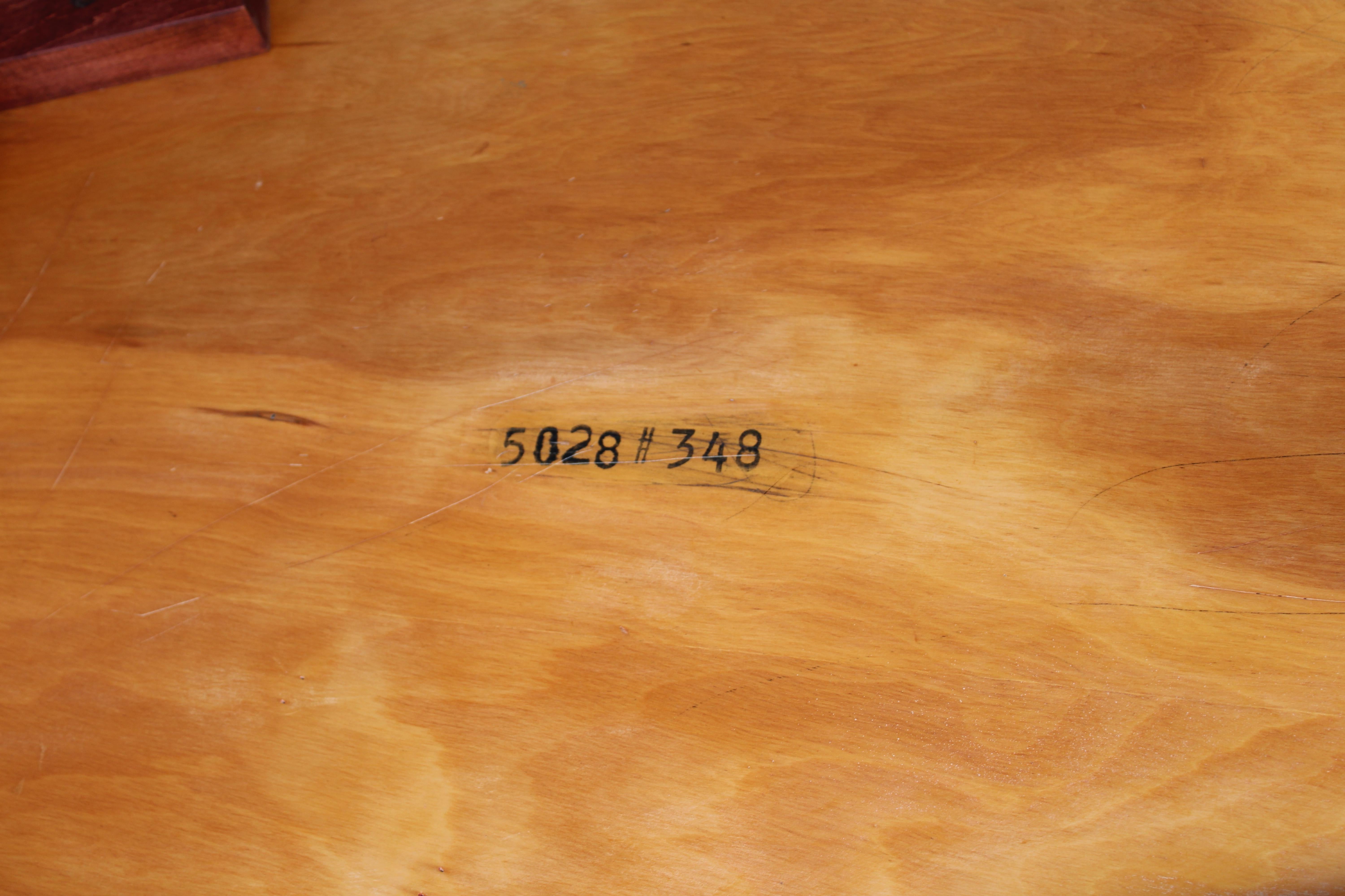 Mid-Century Modern Paul Frankl Cork Coffee Table, Bigfoot, Model 5028 # 348