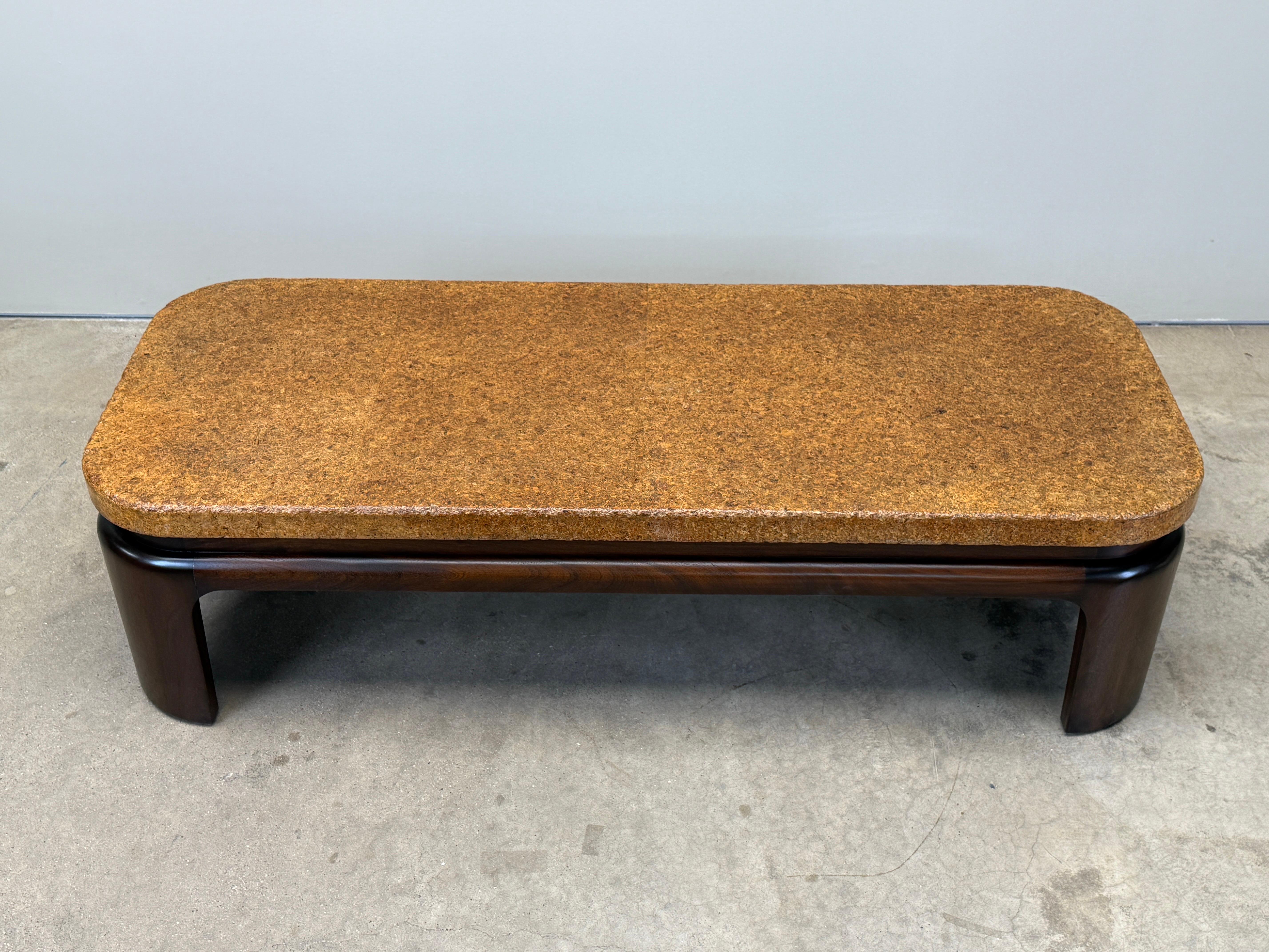 Paul Frankl Kork Couchtisch für Johnson Furniture, 1948 im Angebot 8