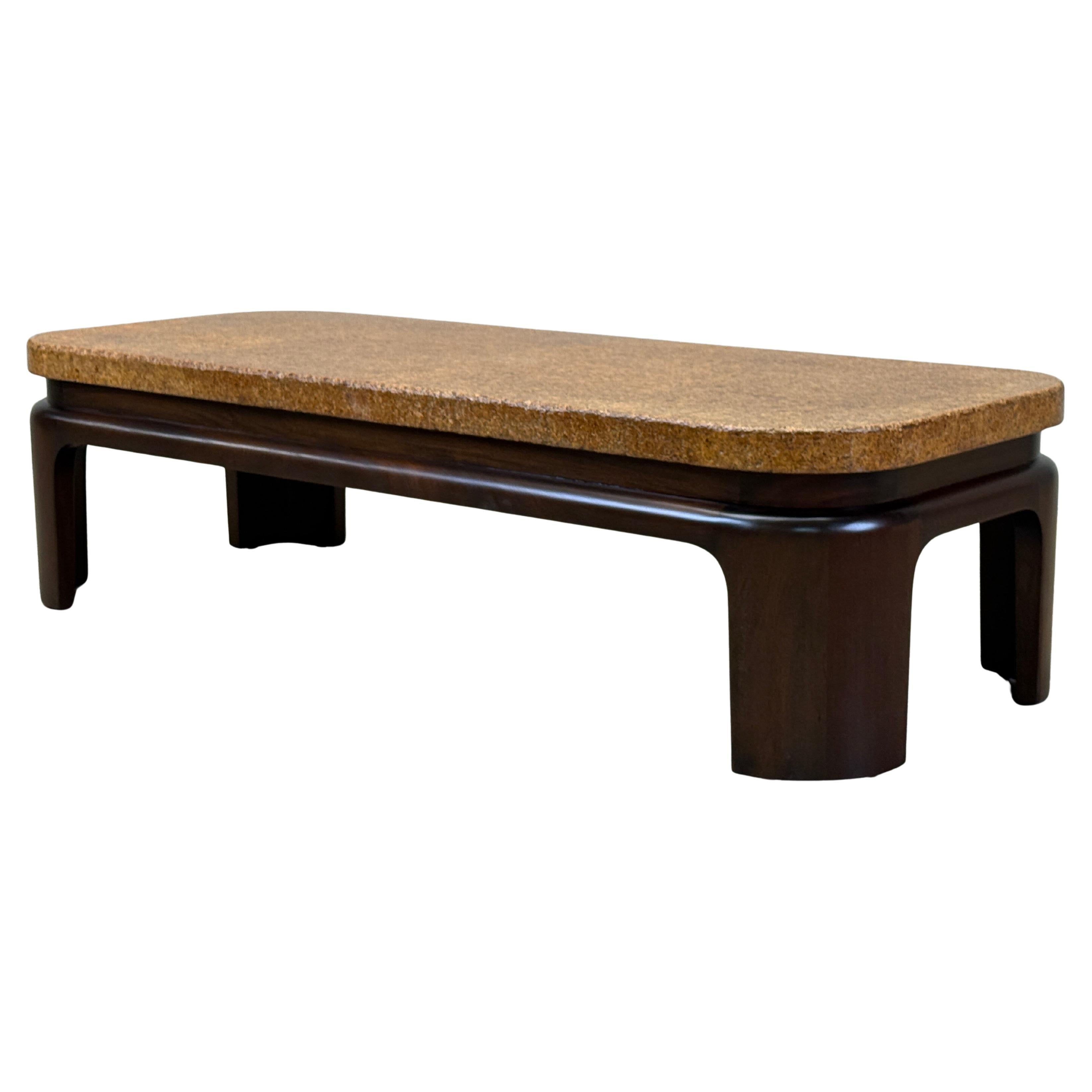 Paul Frankl Kork Couchtisch für Johnson Furniture, 1948 im Angebot