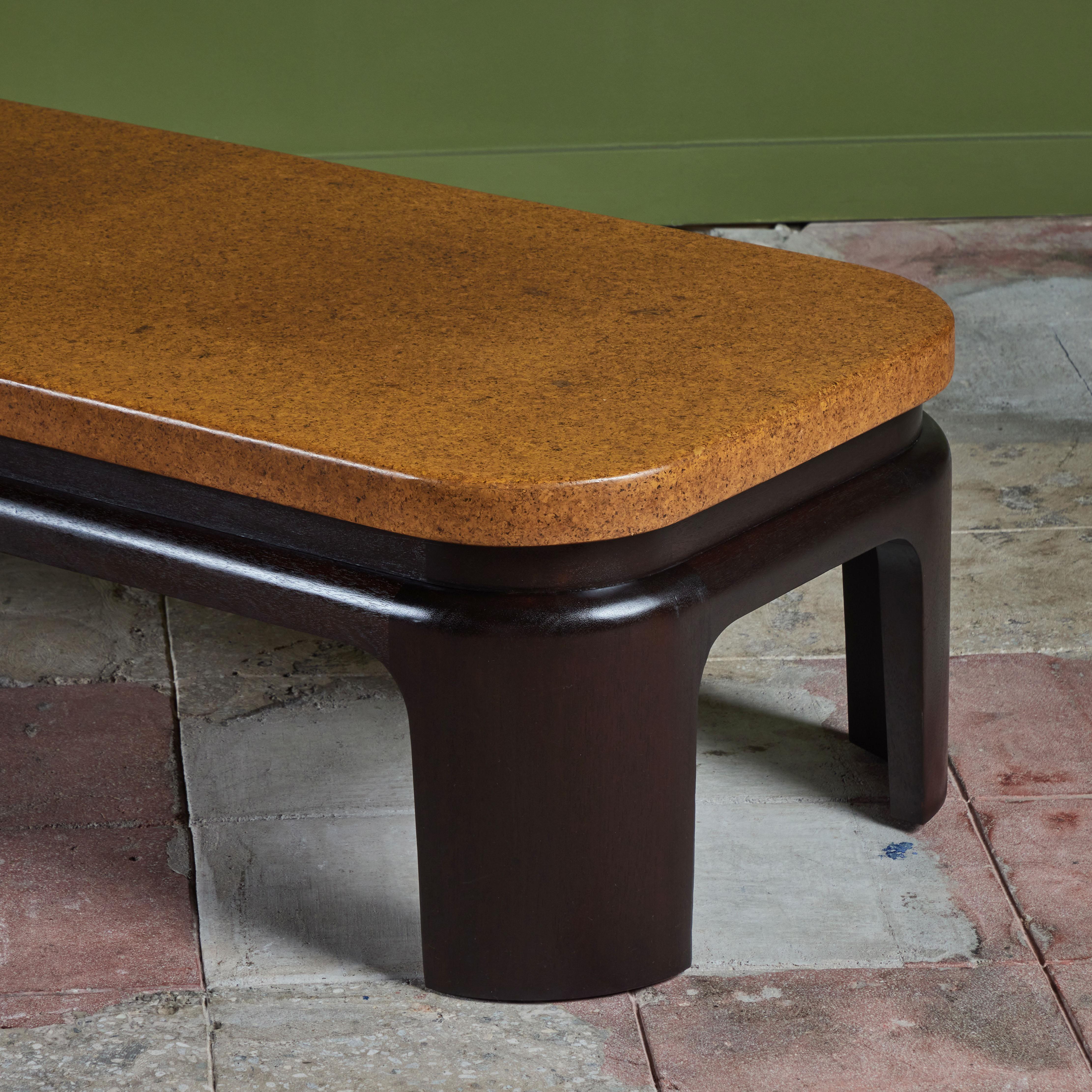 Paul Frankl Cork Coffee Table for Johnson Furniture Co 2