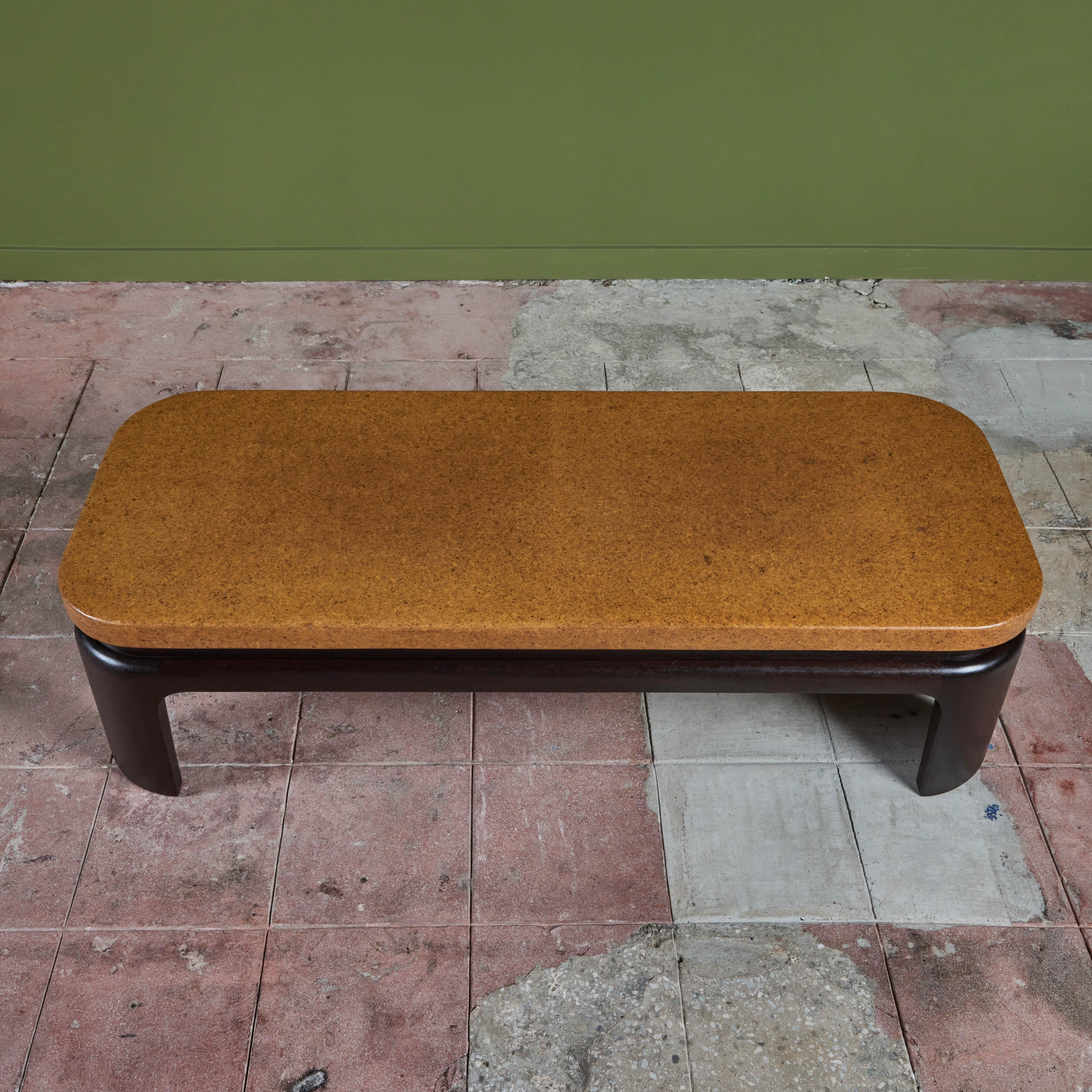 Mid-20th Century Paul Frankl Cork Coffee Table for Johnson Furniture Co