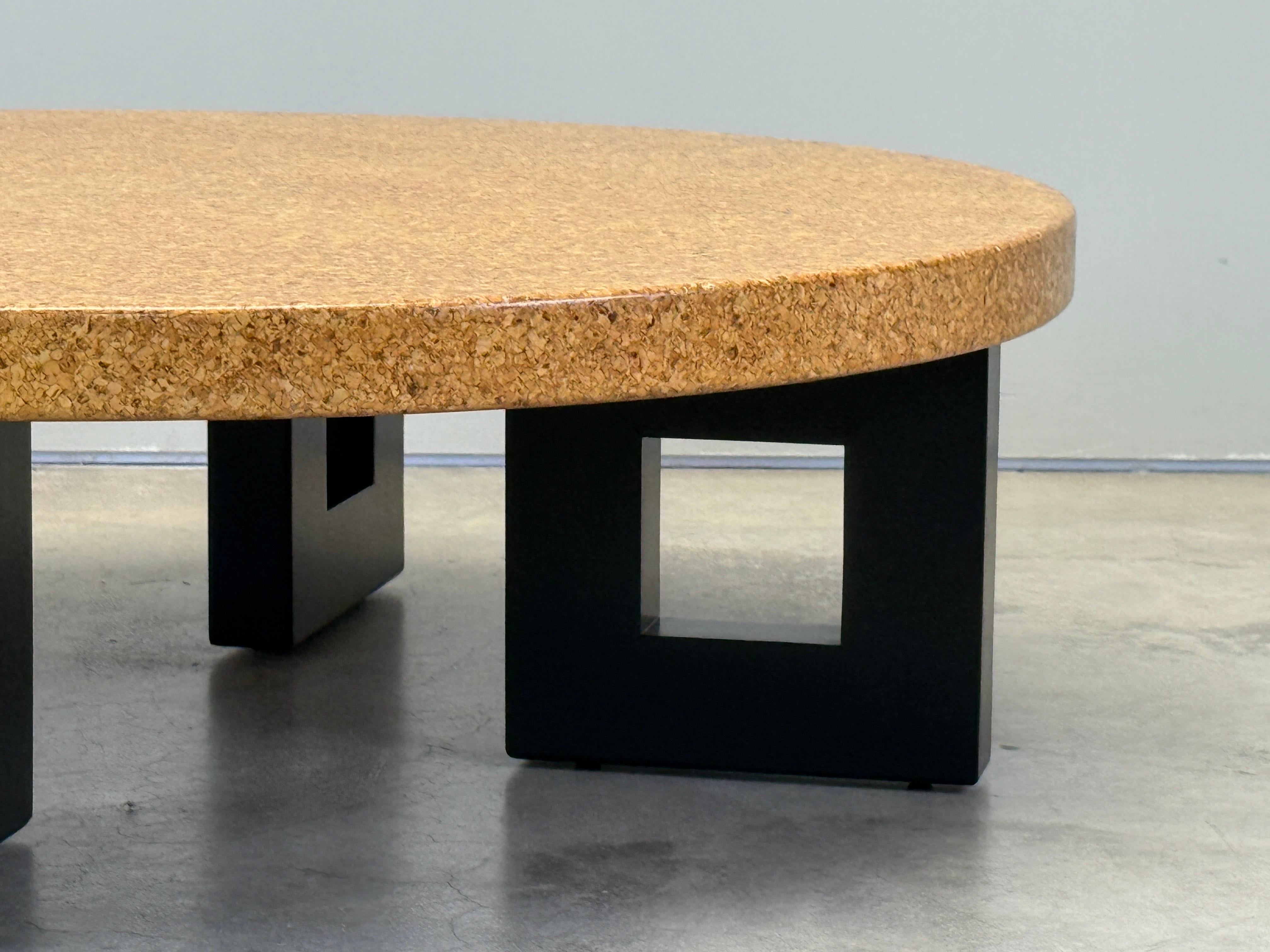 Paul Frankl Kork Couchtisch Model No. 5021 für Johnson Furniture, 1948 im Angebot 7