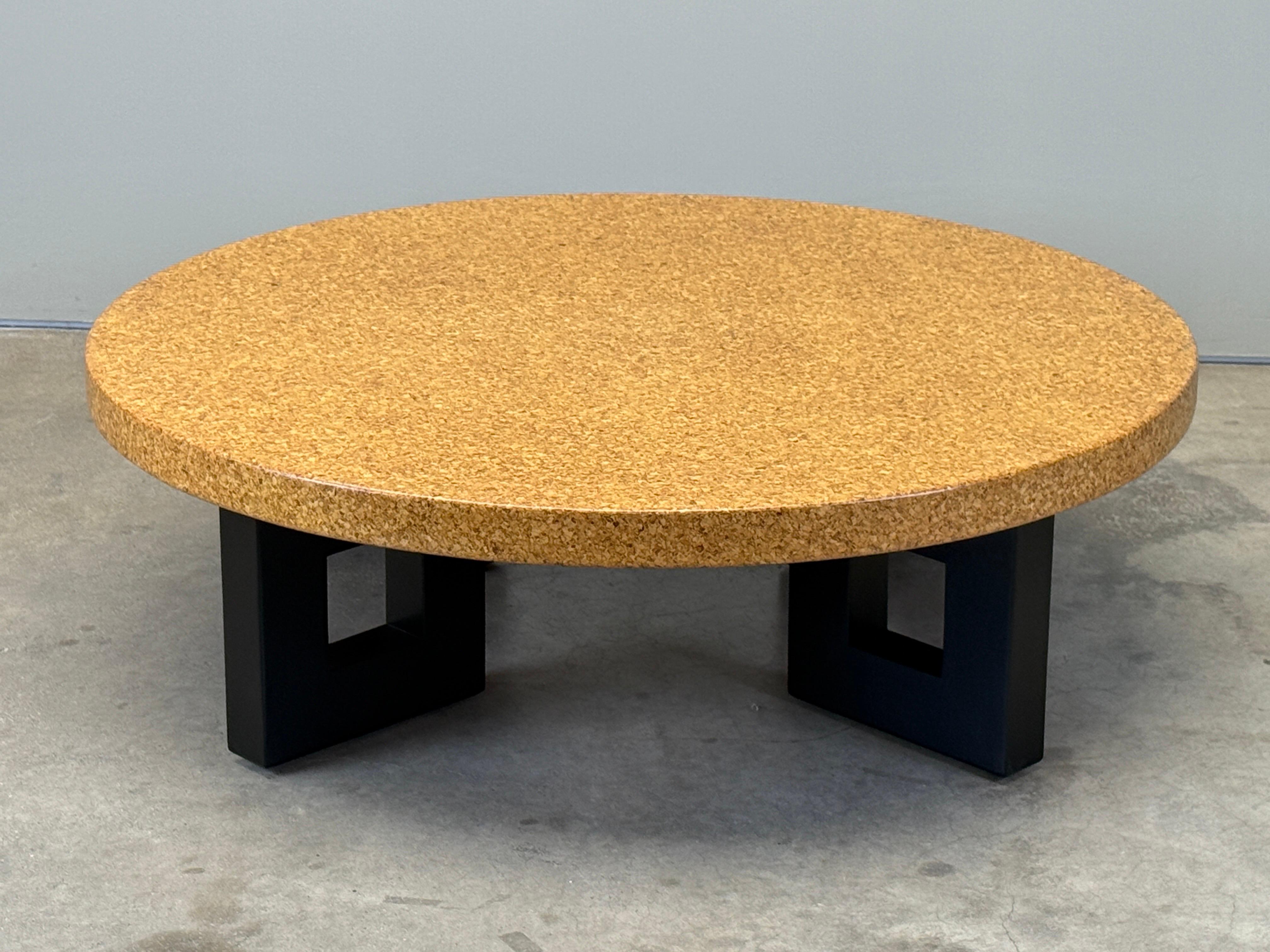 Paul Frankl Kork Couchtisch Model No. 5021 für Johnson Furniture, 1948 im Angebot 1