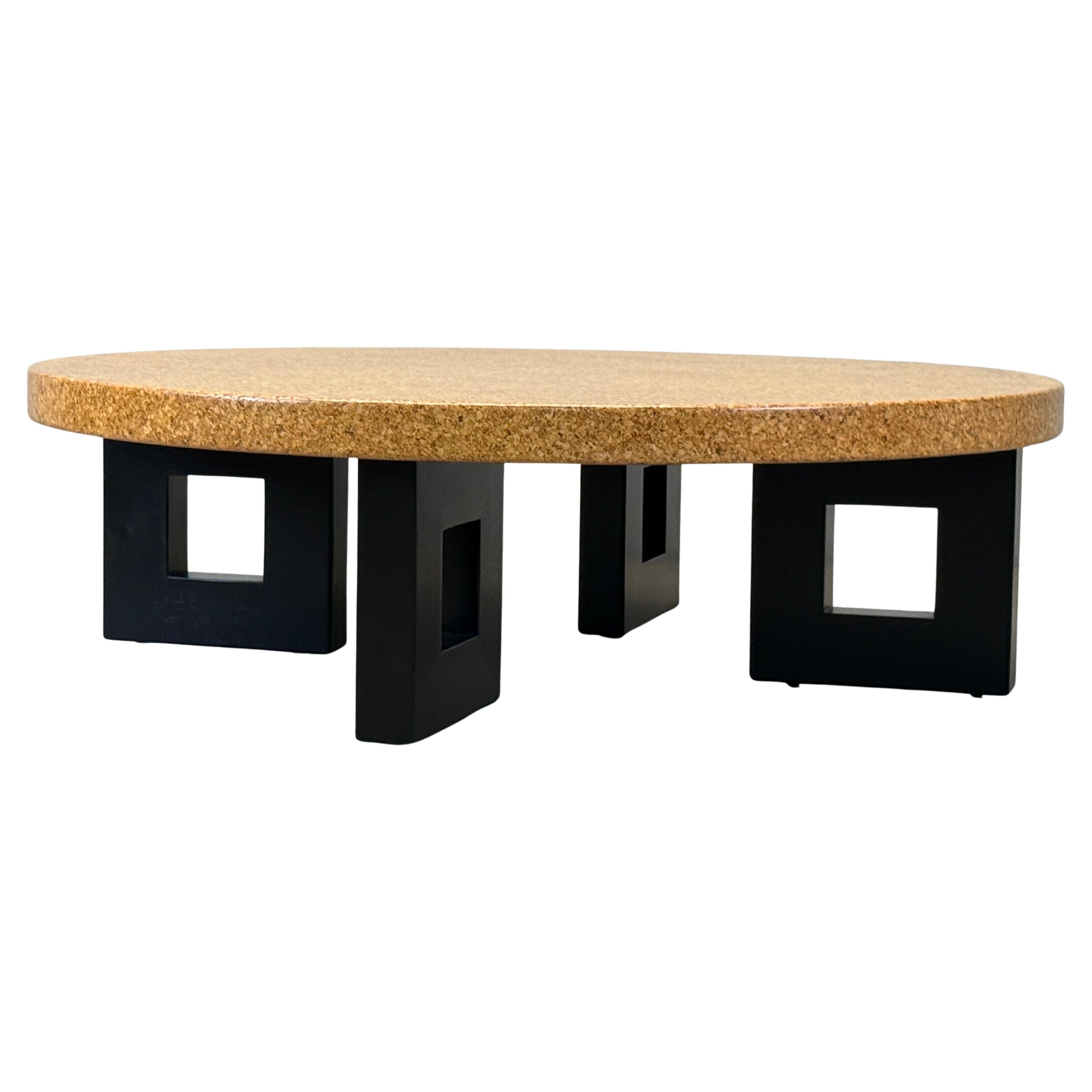 Paul Frankl Kork Couchtisch Model No. 5021 für Johnson Furniture, 1948