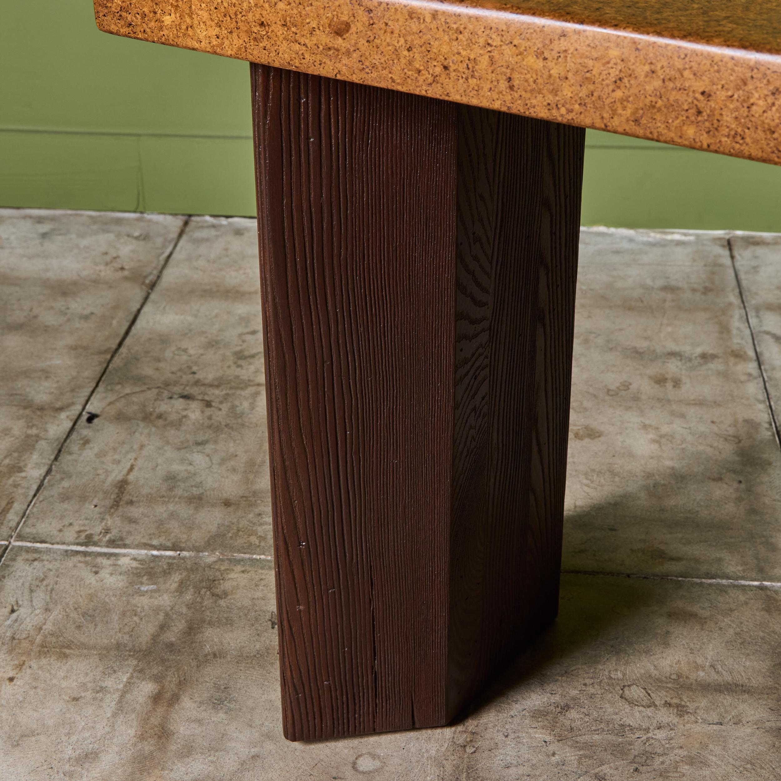 Table console en liège de Paul Frankl pour Johnson Furniture Co. en vente 8