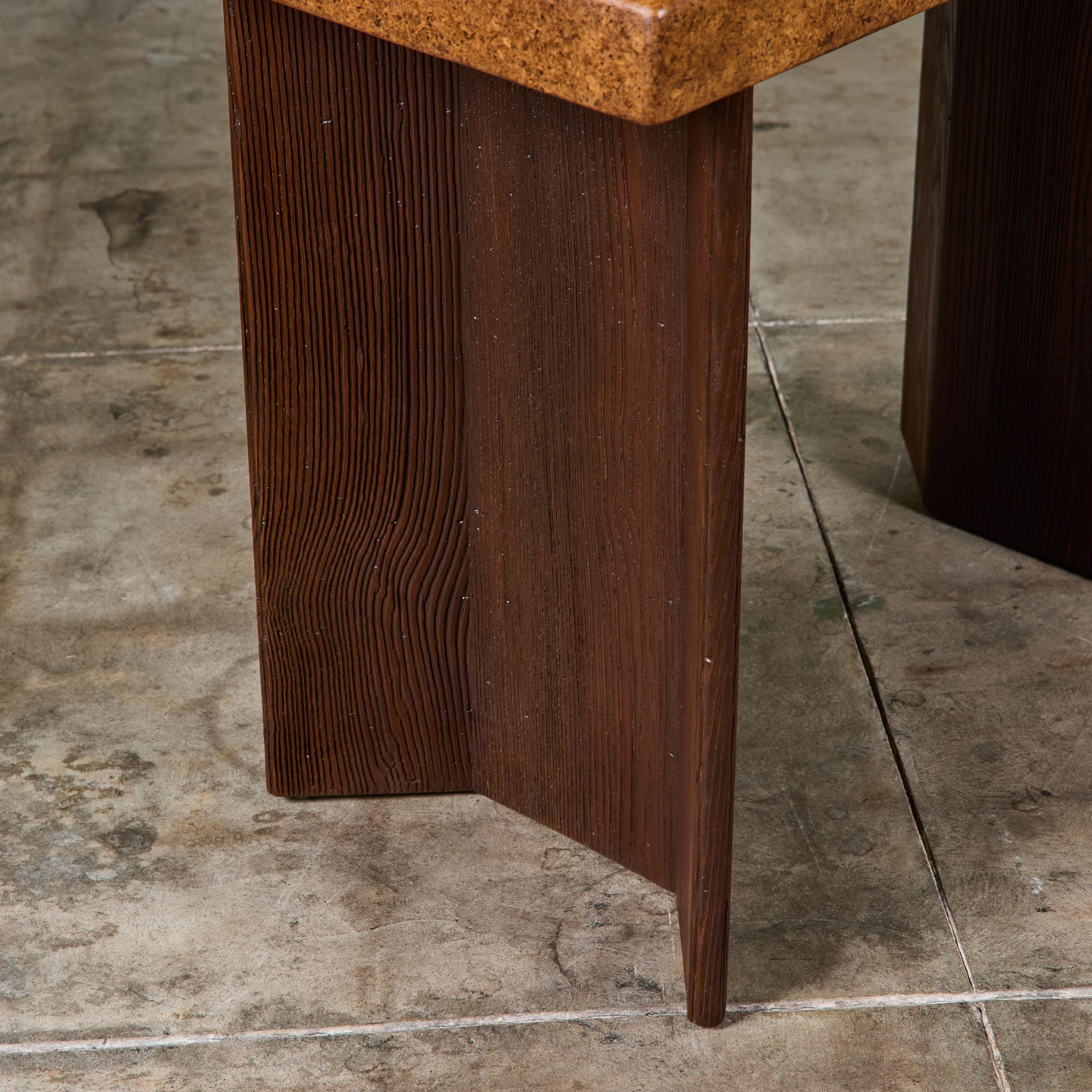 Table console en liège de Paul Frankl pour Johnson Furniture Co. en vente 9