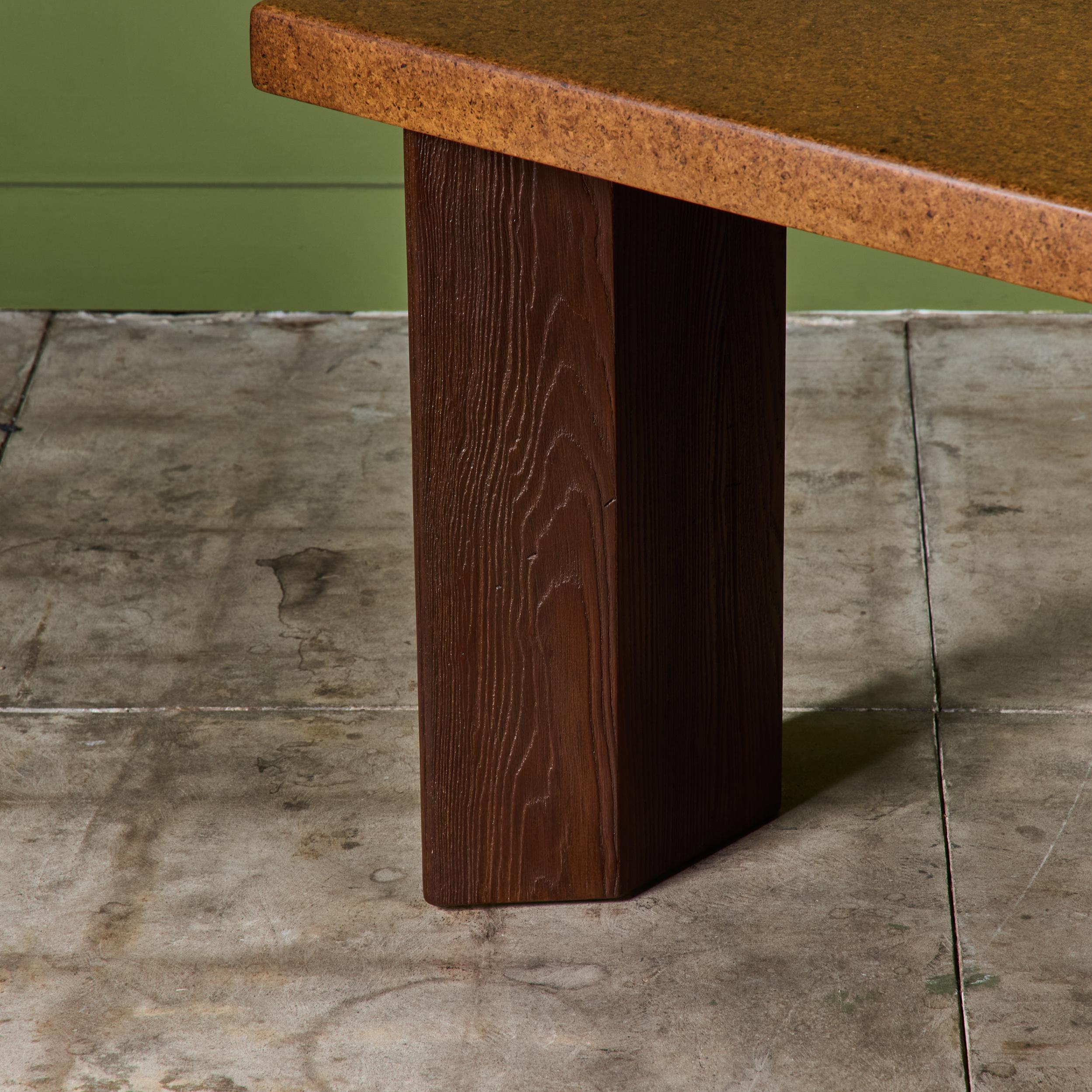 Table console en liège de Paul Frankl pour Johnson Furniture Co. en vente 11