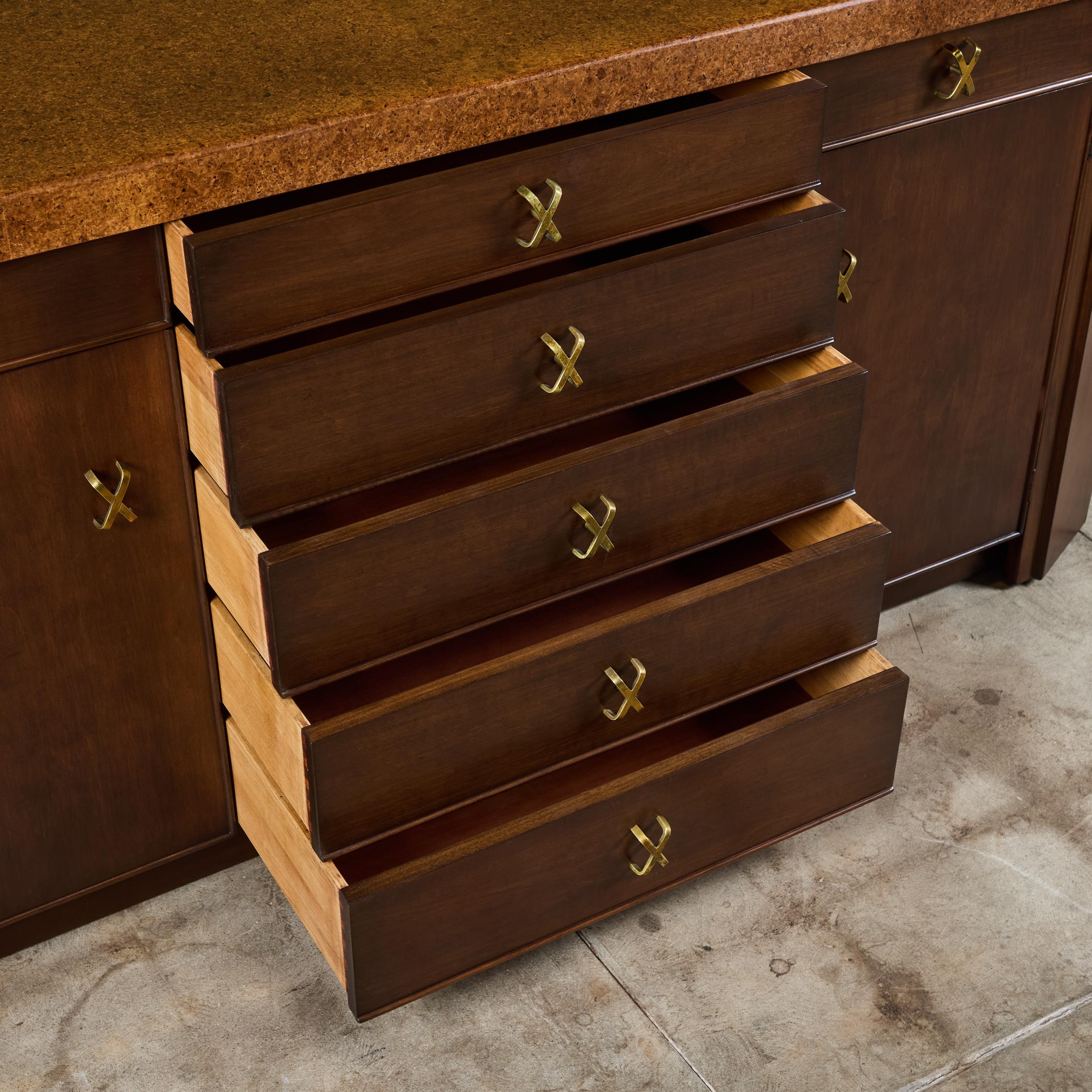 Credenza de corcho Paul Frankl para Johnson Furniture Co. en venta 6
