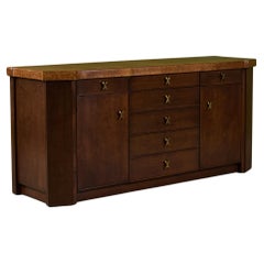 Credenza de corcho Paul Frankl para Johnson Furniture Co.