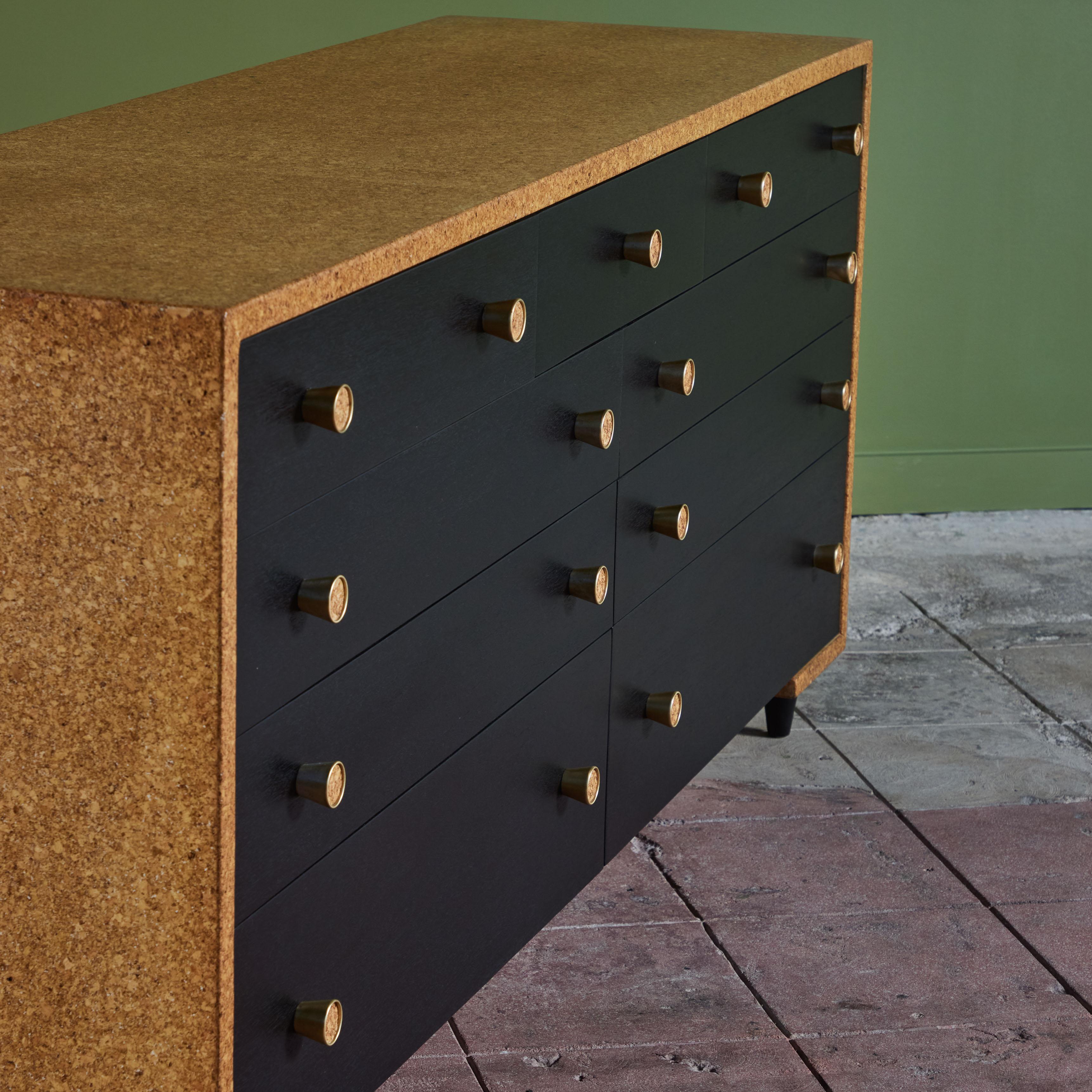 Paul Frankl Cork Dresser for Johnson Furniture Co. For Sale 2