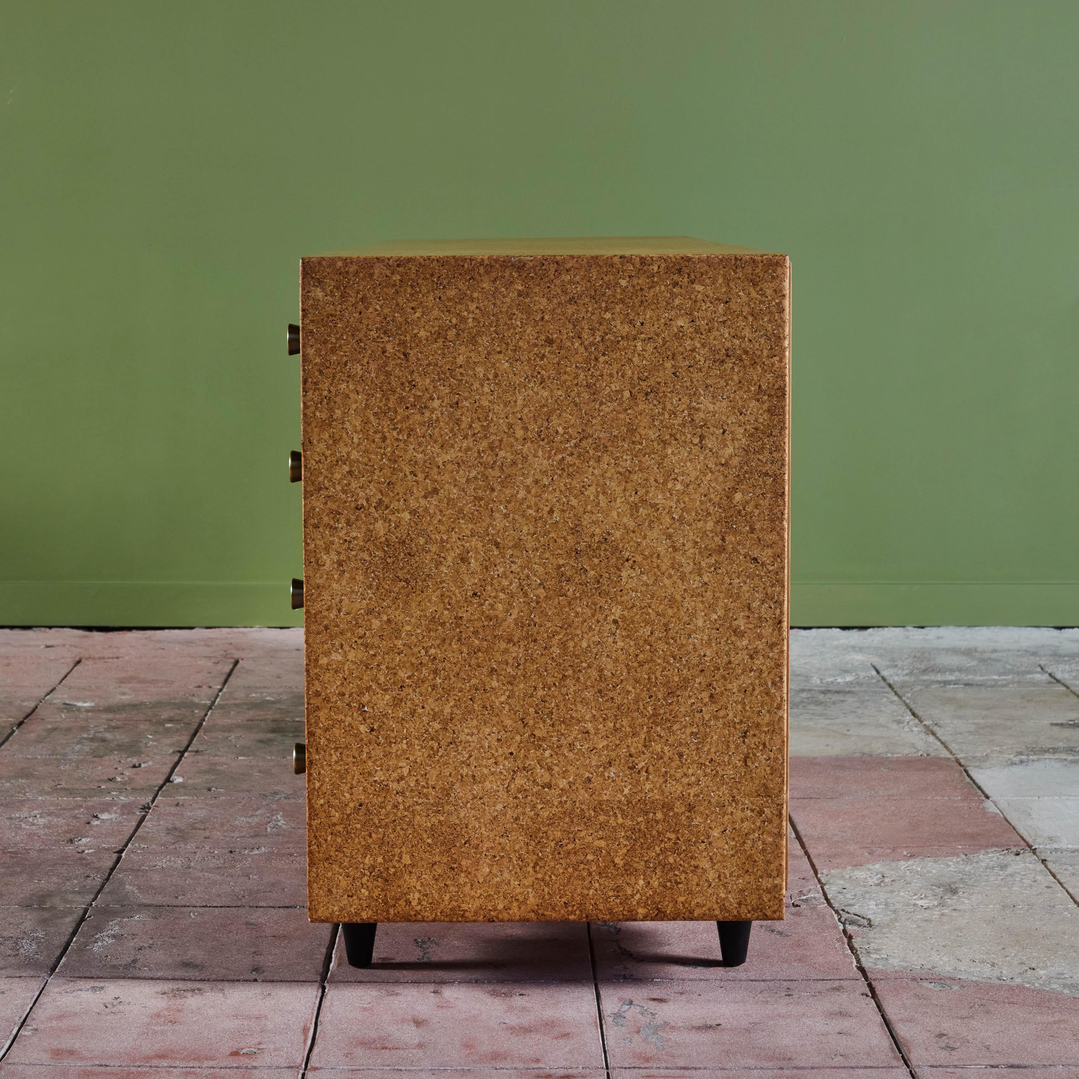 Korkkommode von Paul Frankl für Johnson Furniture Co. im Zustand „Hervorragend“ im Angebot in Los Angeles, CA