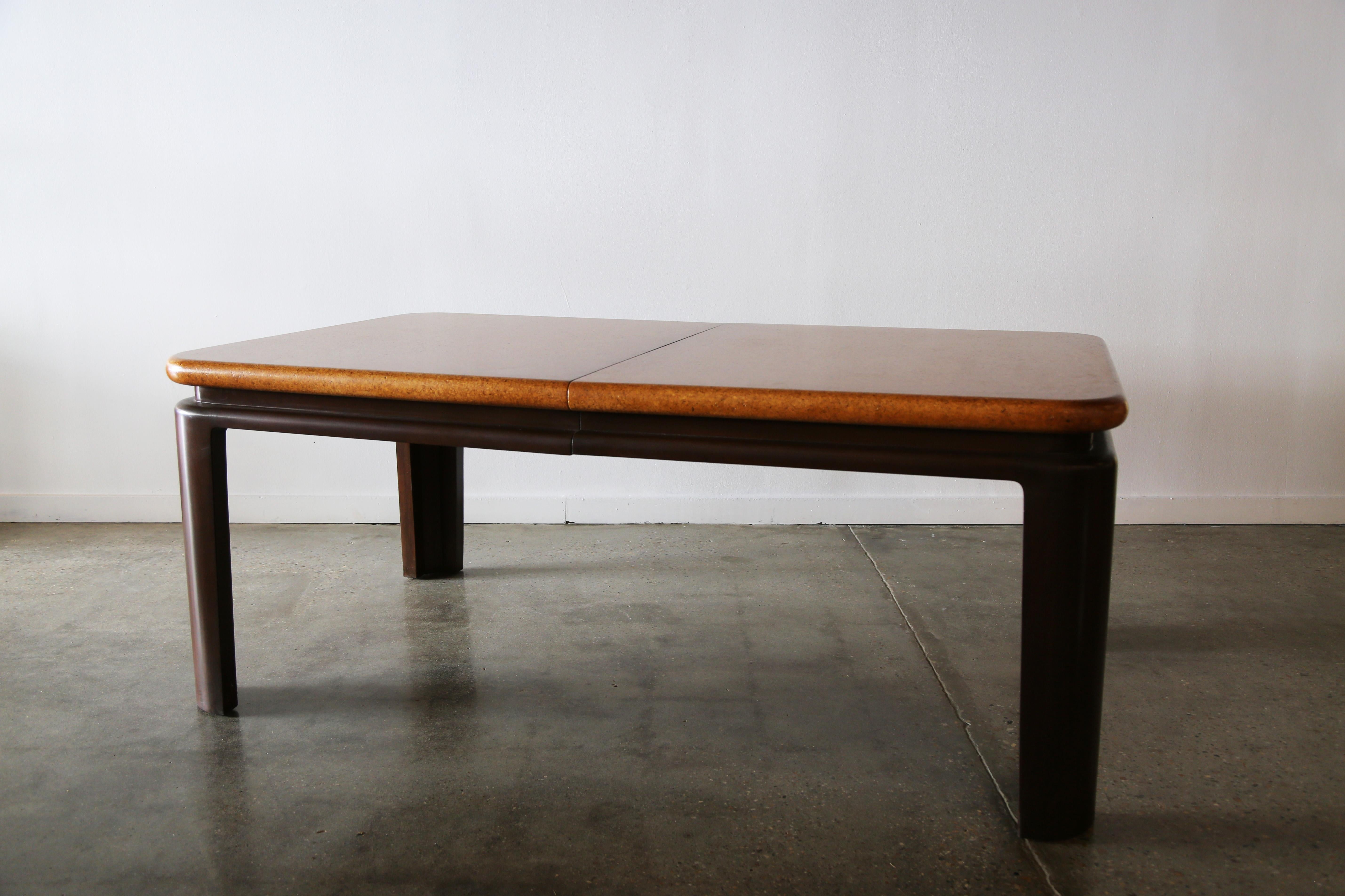 Table de salle à manger Paul Frankl en liège et acajou pour Johnson Furniture Company m. 2443 en vente 6