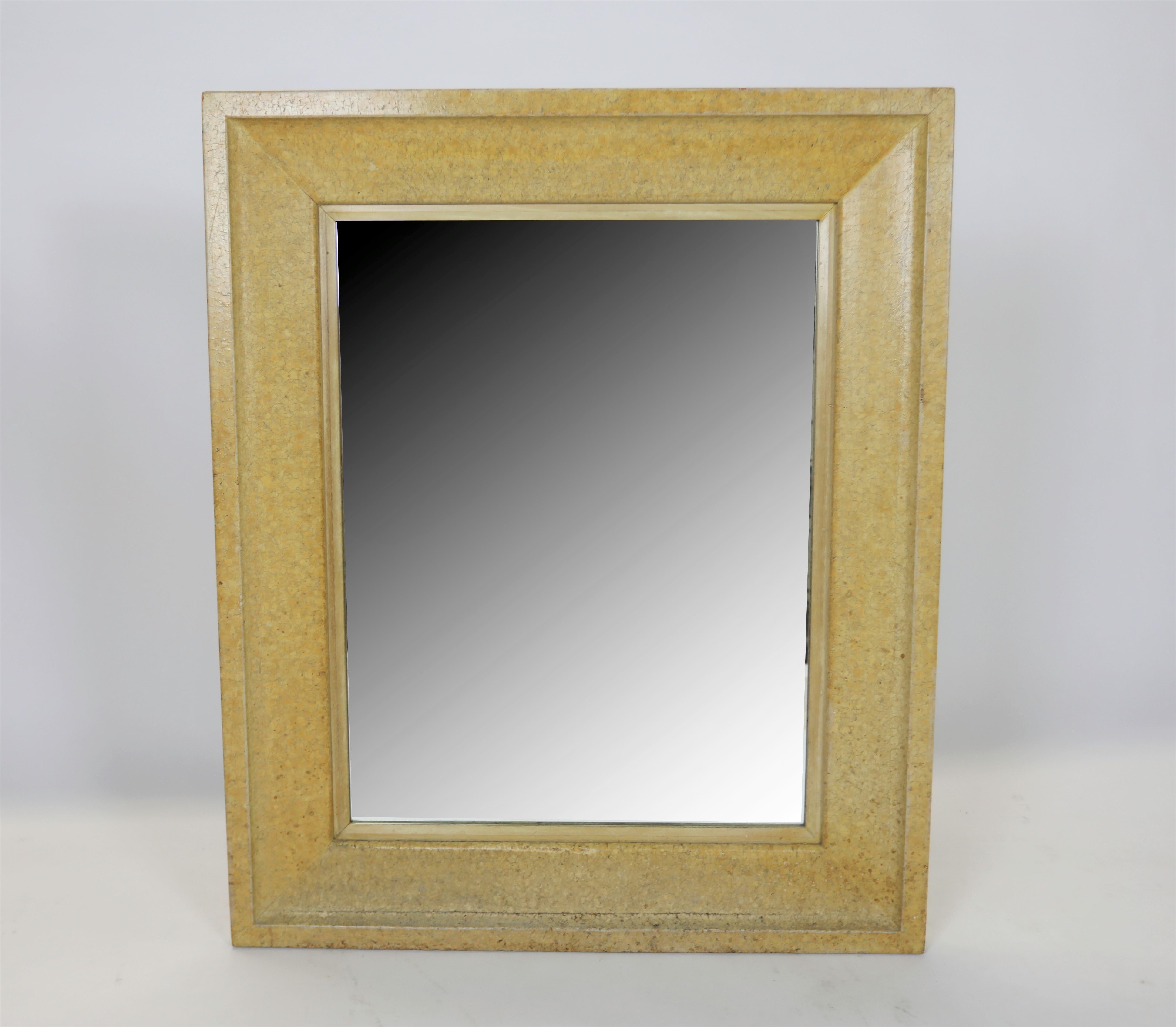 An oversized Cork Mirror from the Johnson Furniture Company Collection C.1949
Original lacquered Cork.