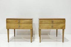 Paul Frankl Cork Nightstands for Johnson Furniture