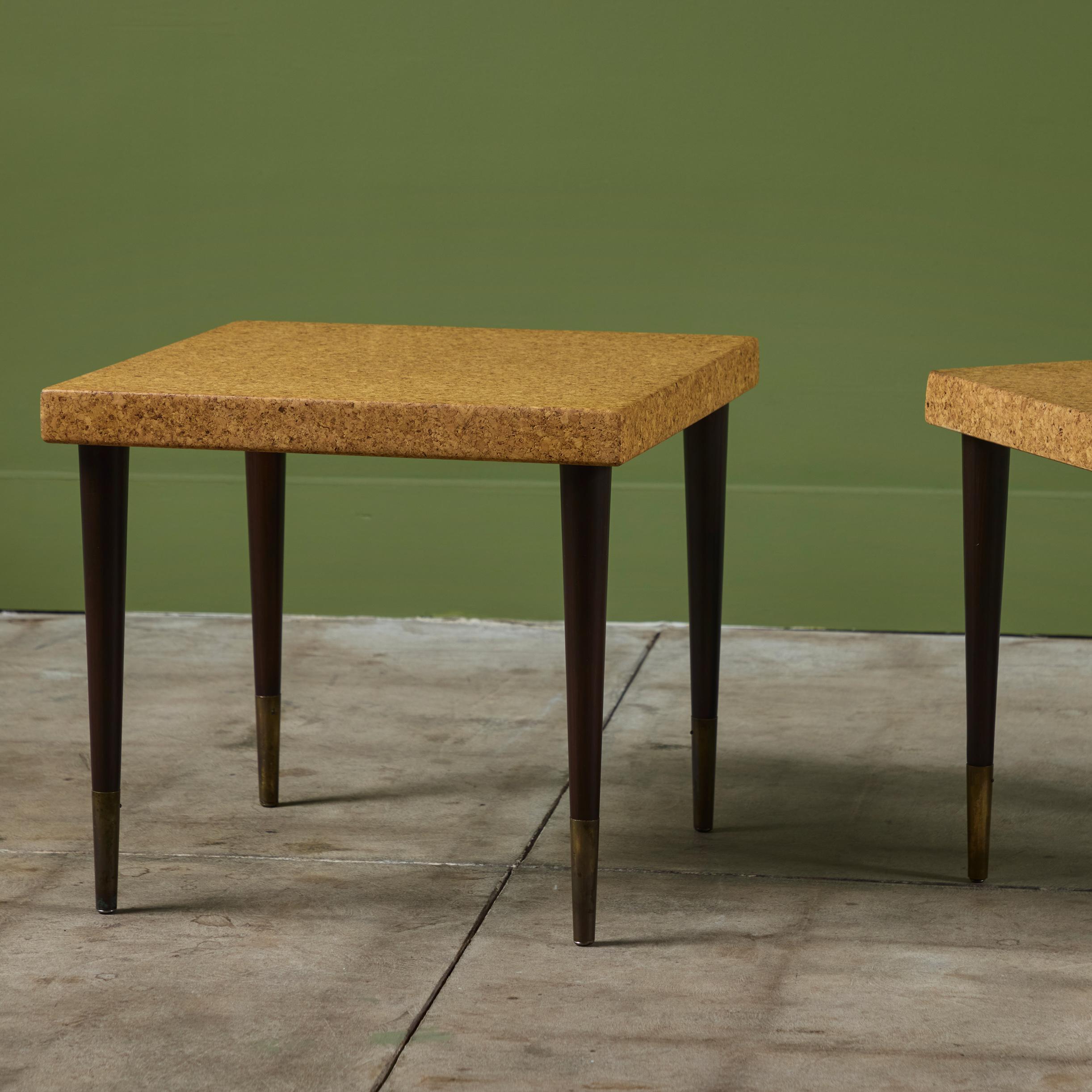 Table d'appoint en liège Paul Frankl pour Johnson Furniture Co. en vente 3