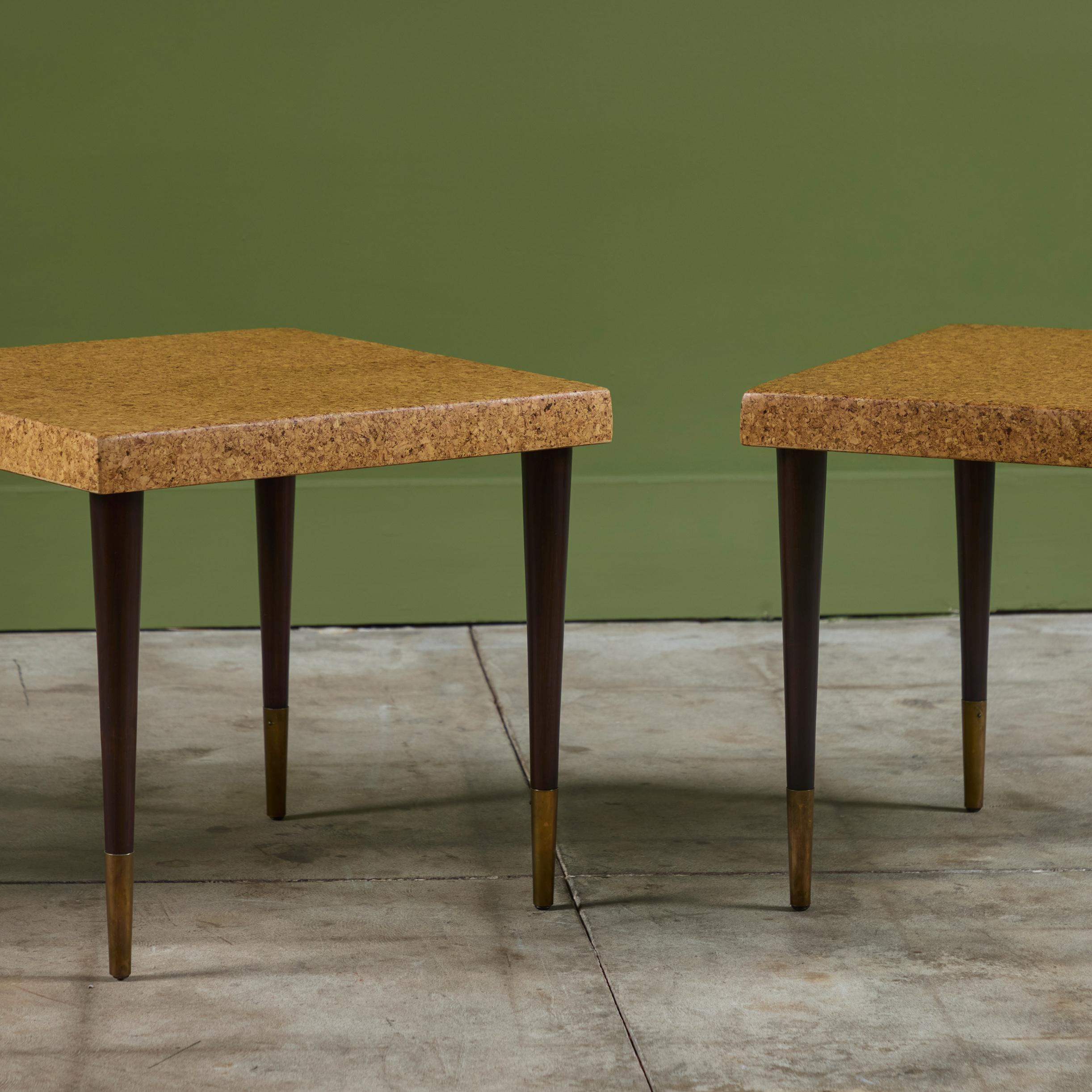 Table d'appoint en liège Paul Frankl pour Johnson Furniture Co. en vente 4