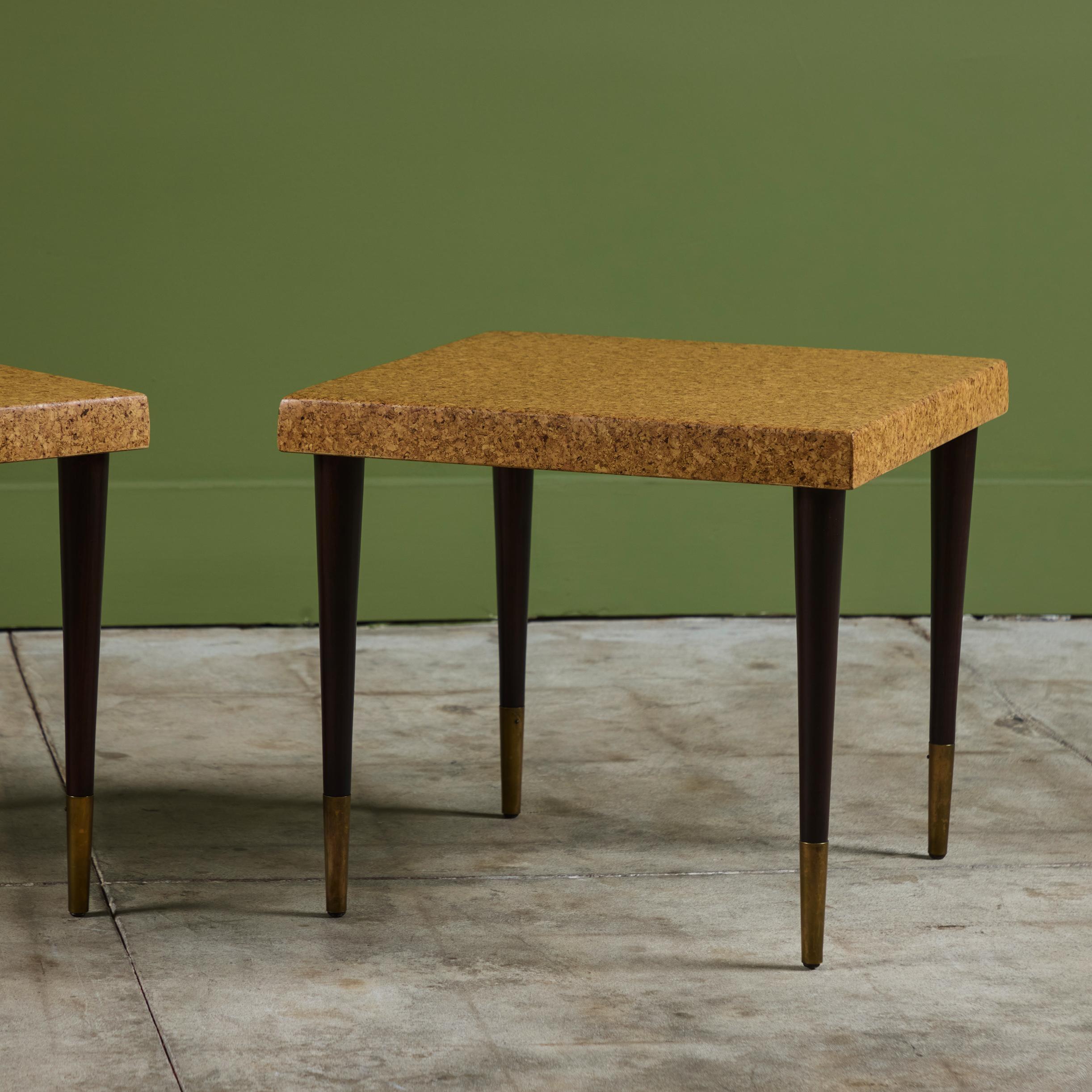Table d'appoint en liège Paul Frankl pour Johnson Furniture Co. en vente 5