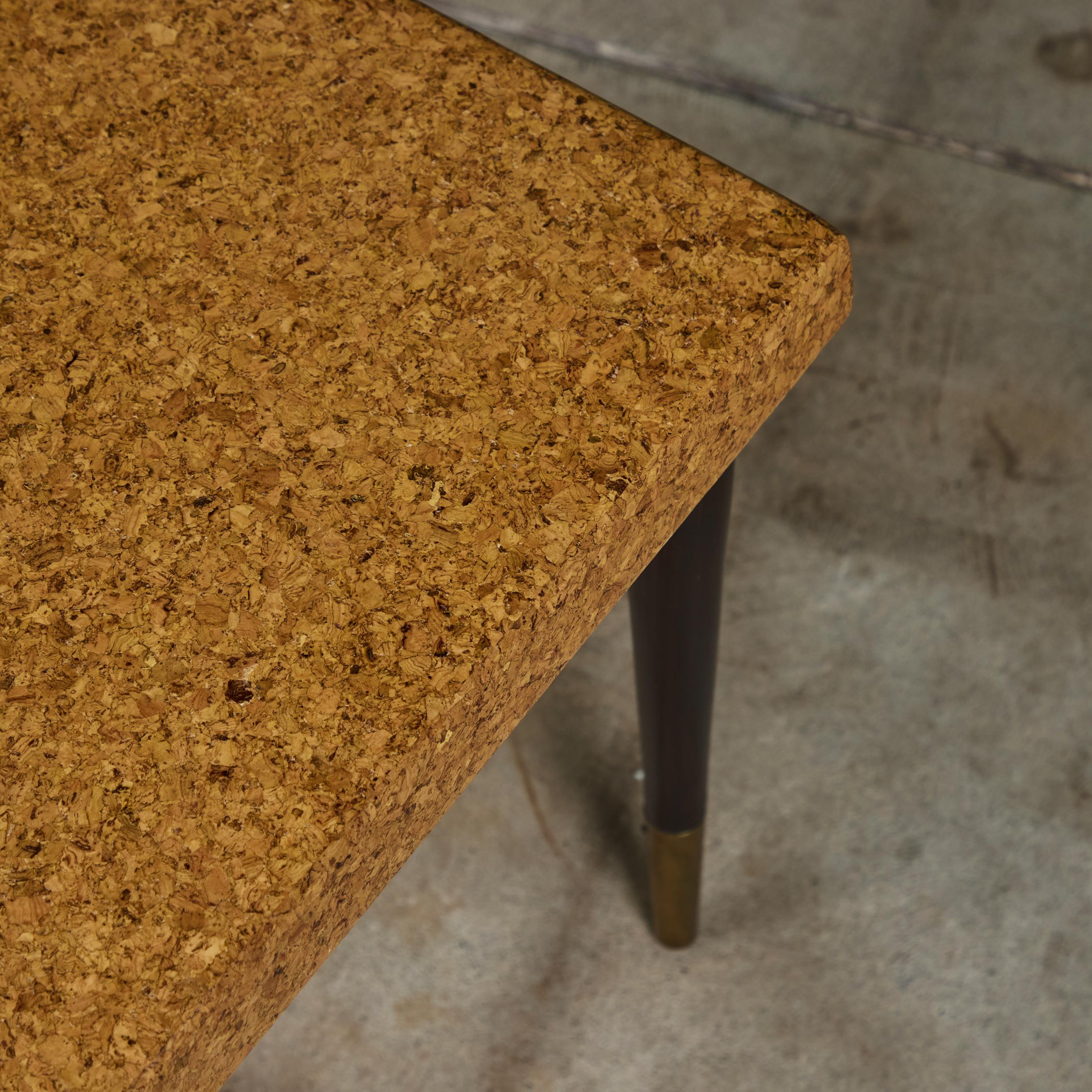 Table d'appoint en liège Paul Frankl pour Johnson Furniture Co. en vente 7