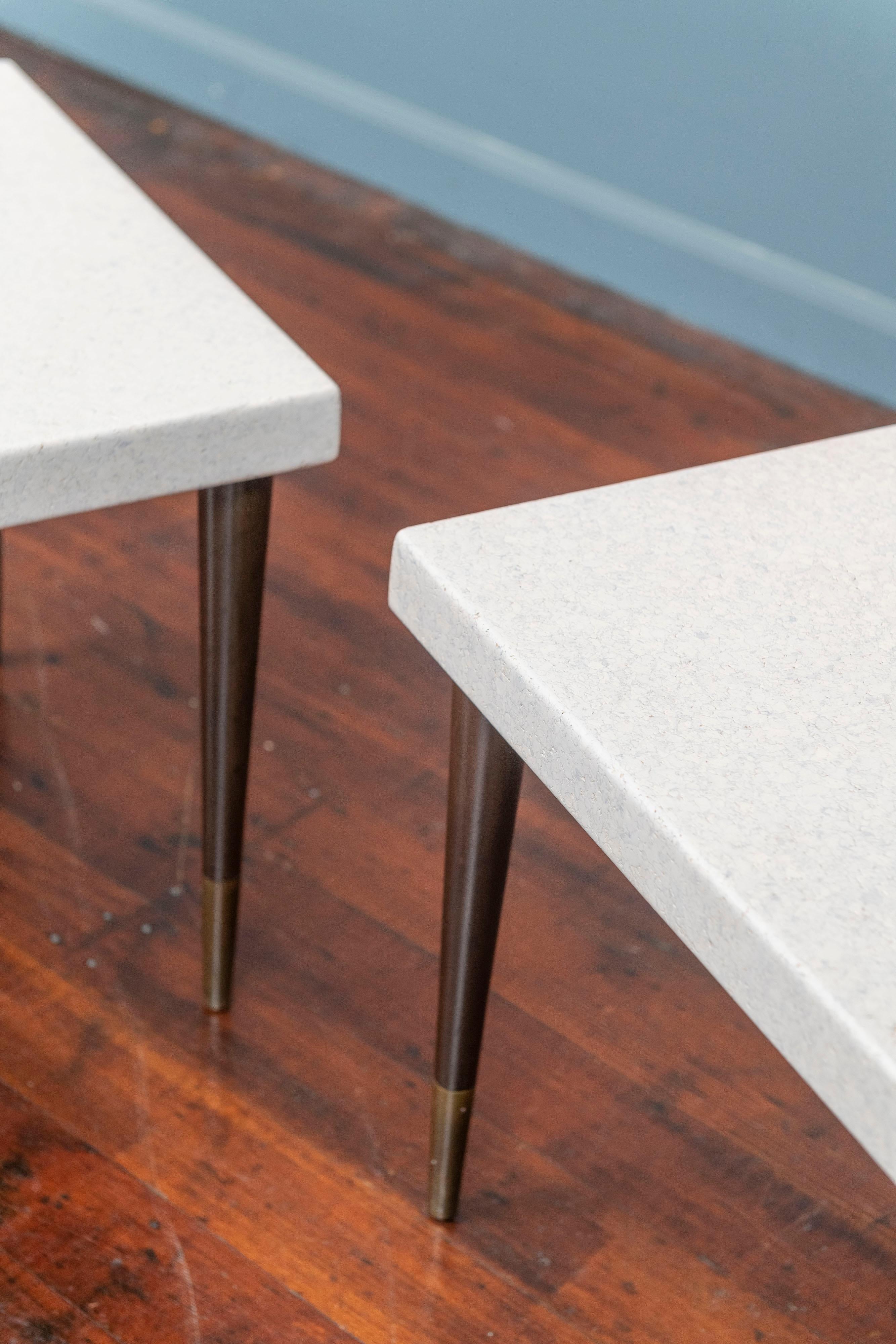 Mid-Century Modern Paul Frankl Cork Side Tables