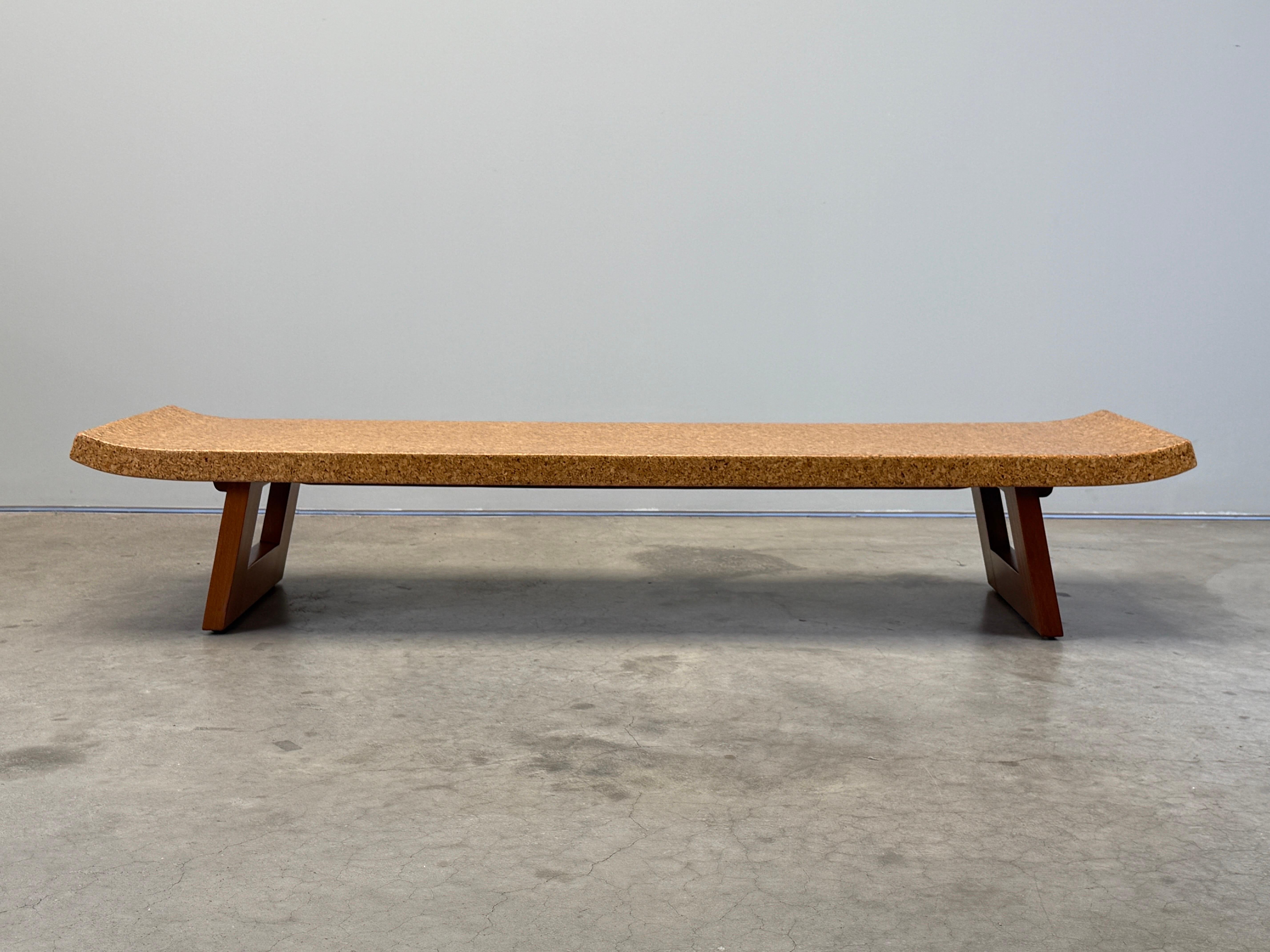 Paul Frankl Korkplatte Bank im Angebot 9