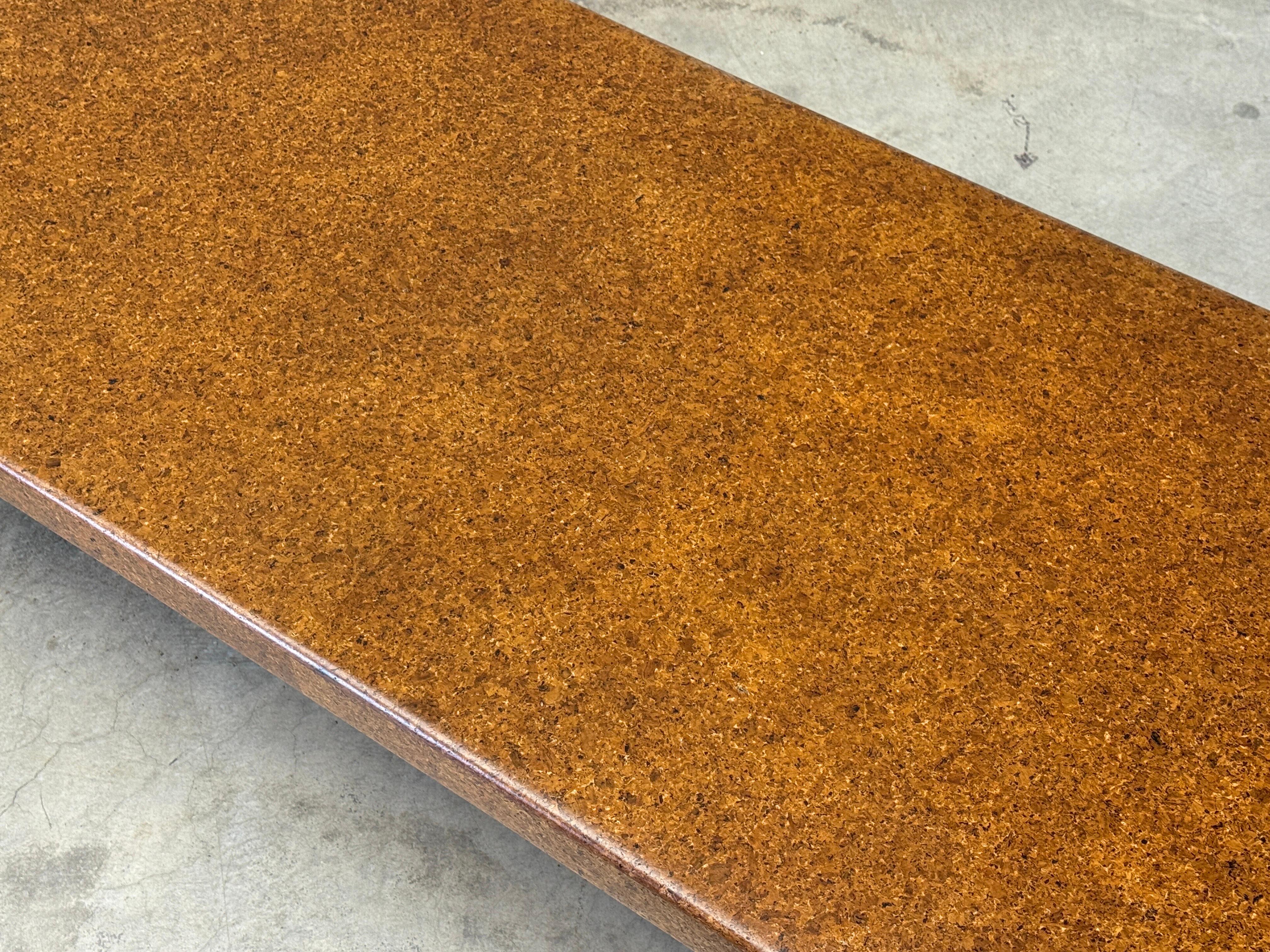 Paul Frankl Korkplatte Bank im Angebot 9