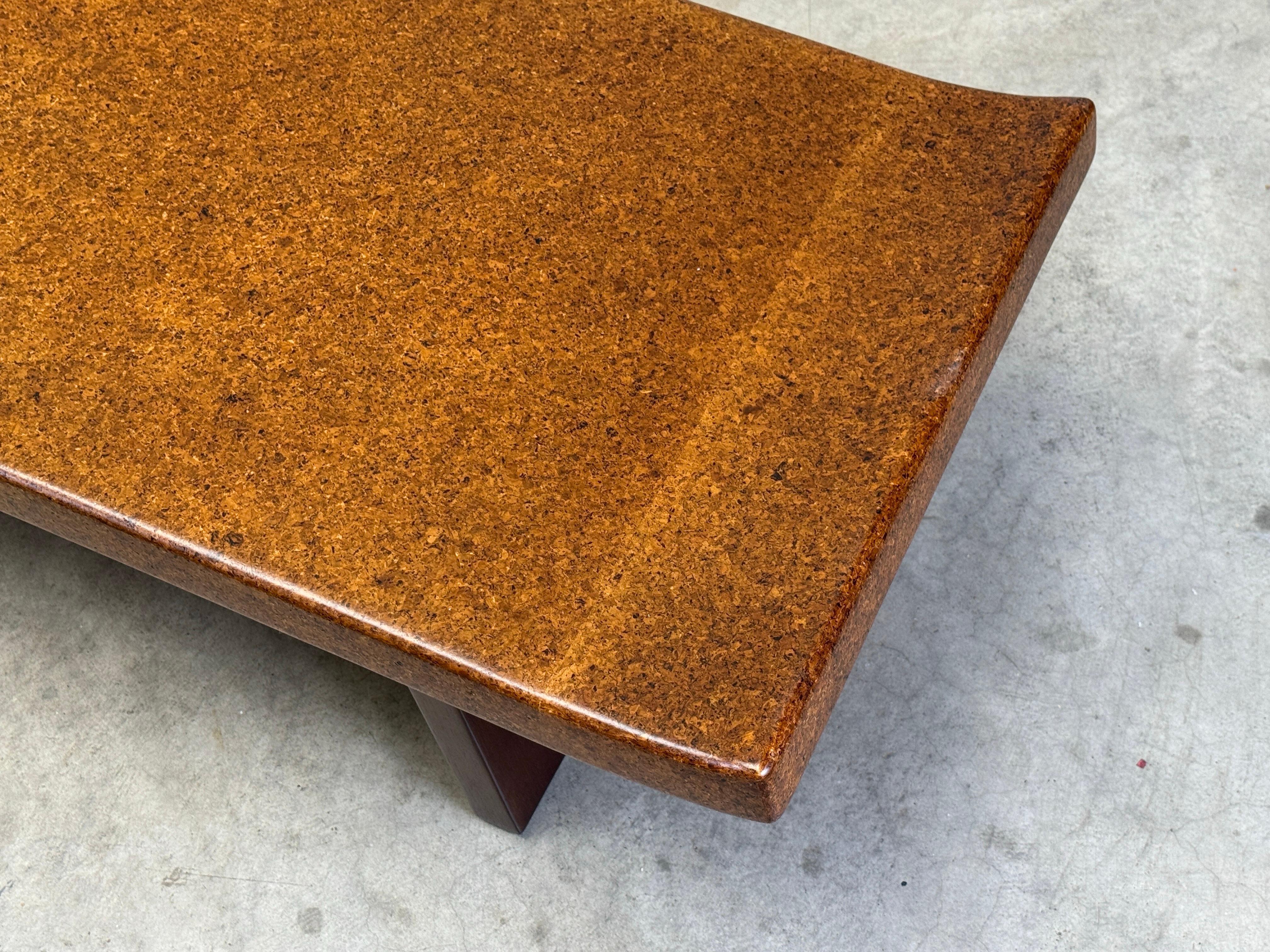 Paul Frankl Korkplatte Bank im Angebot 13