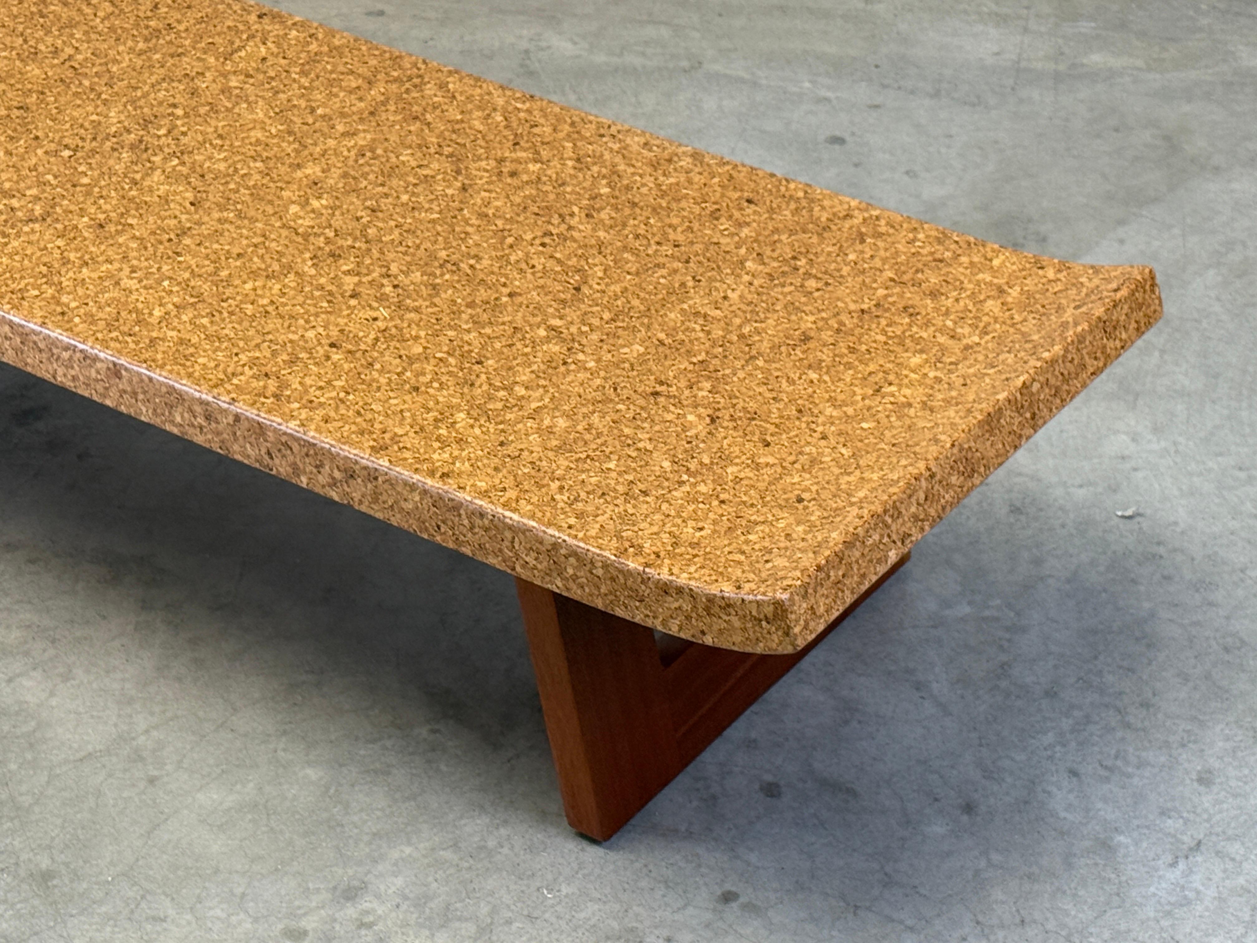 Paul Frankl Korkplatte Bank im Angebot 1