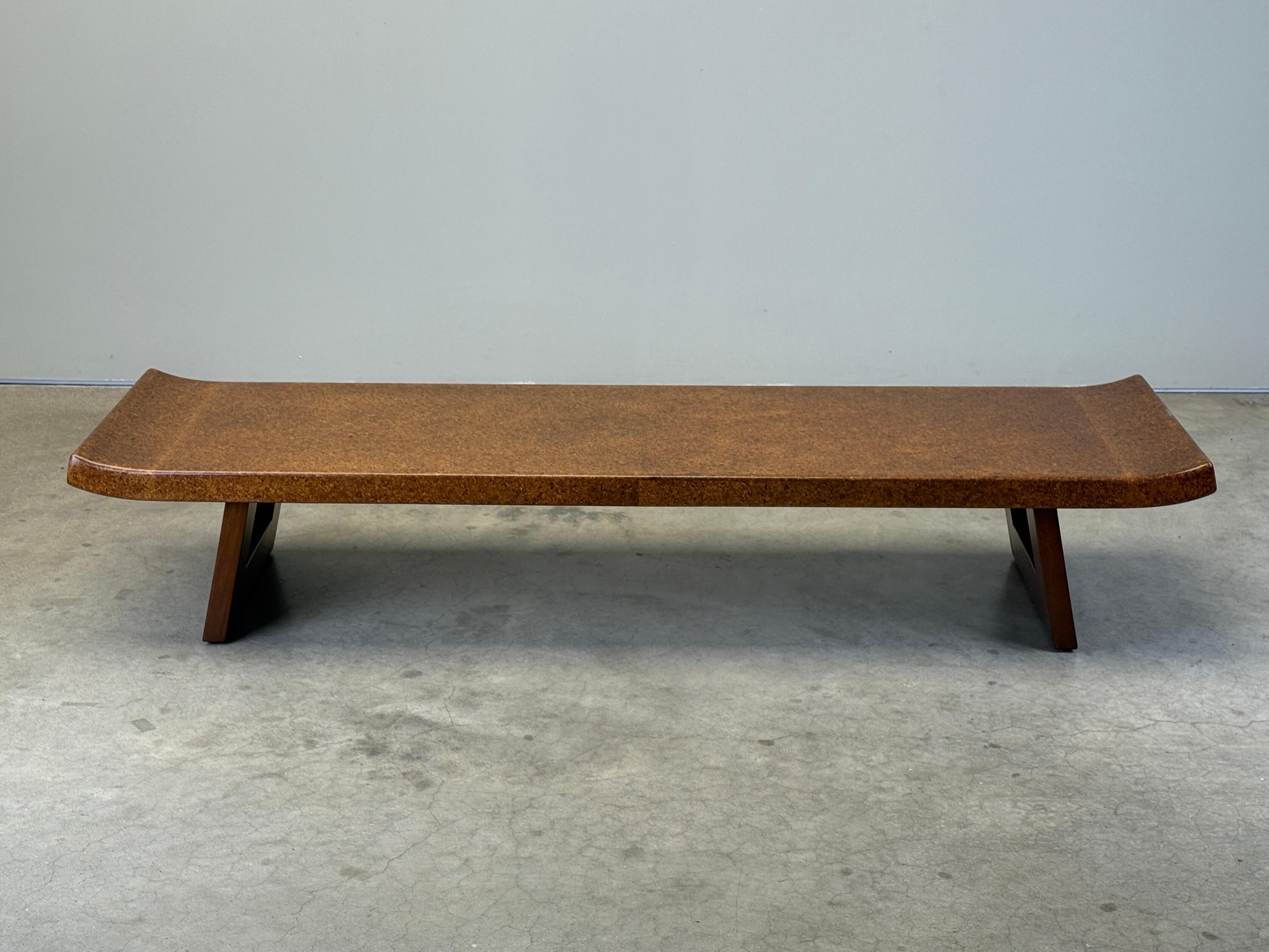 Paul Frankl Korkplatte Bank im Angebot 1