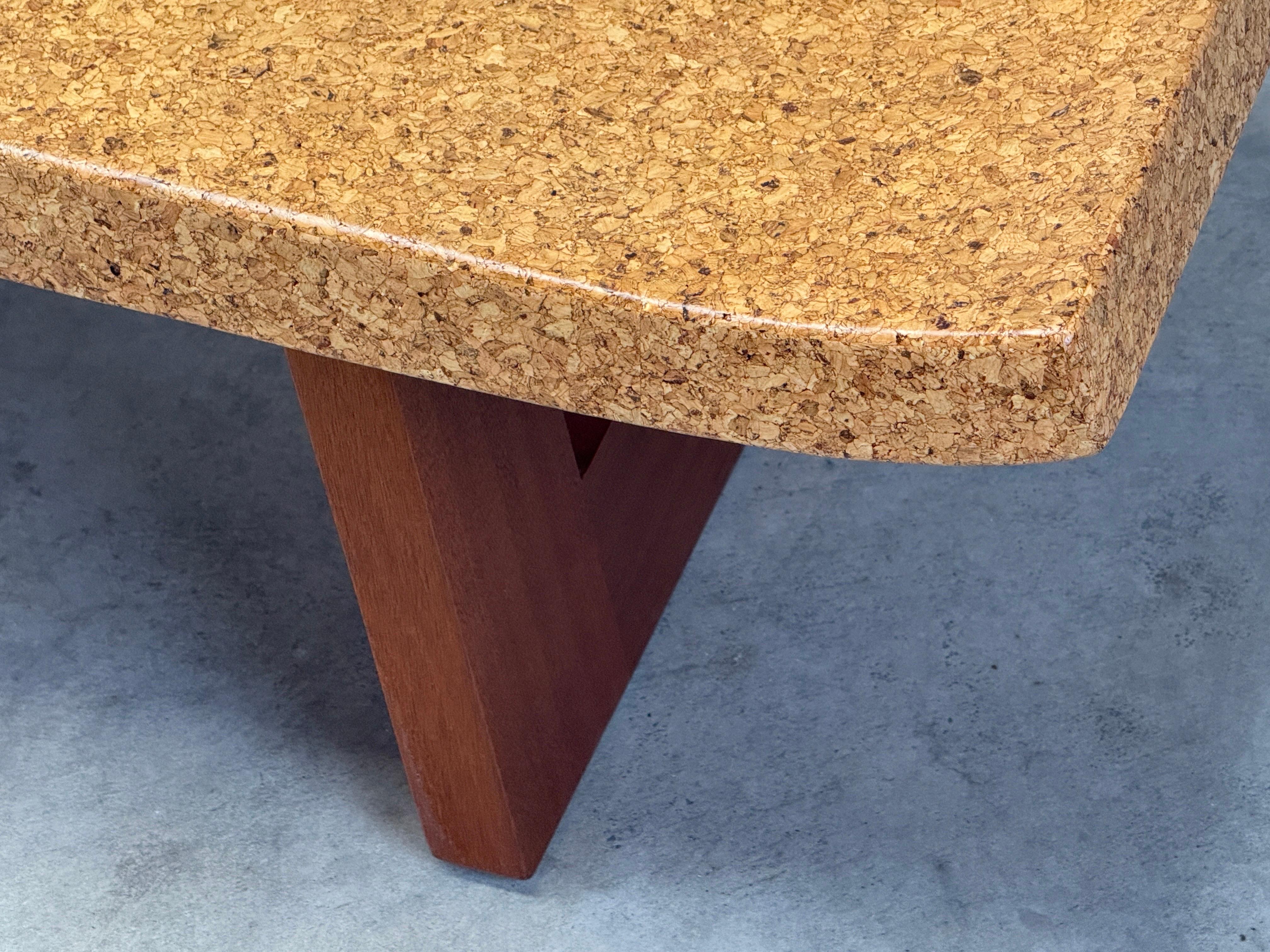 Paul Frankl Korkplatte Bank im Angebot 3