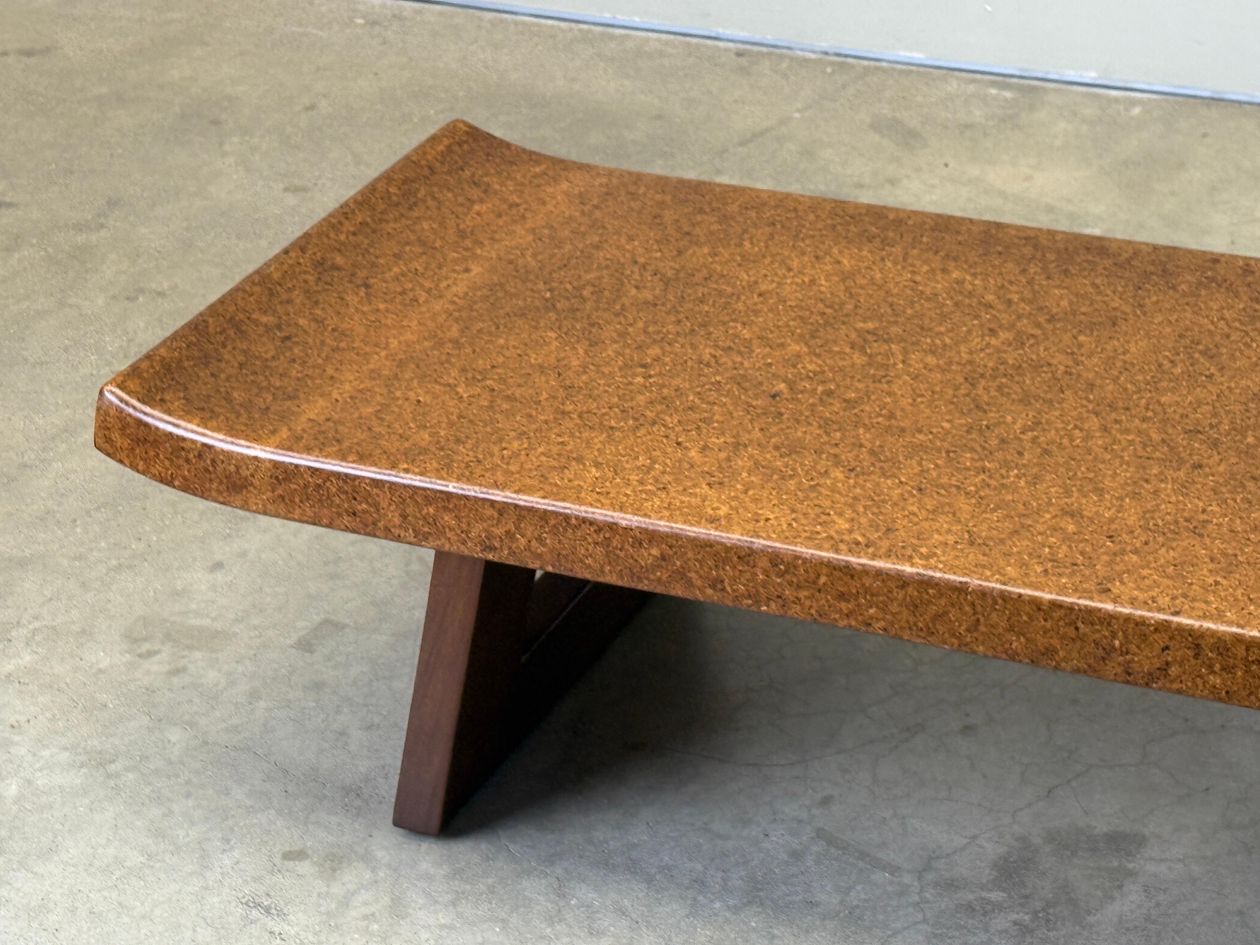 Paul Frankl Korkplatte Bank im Angebot 3