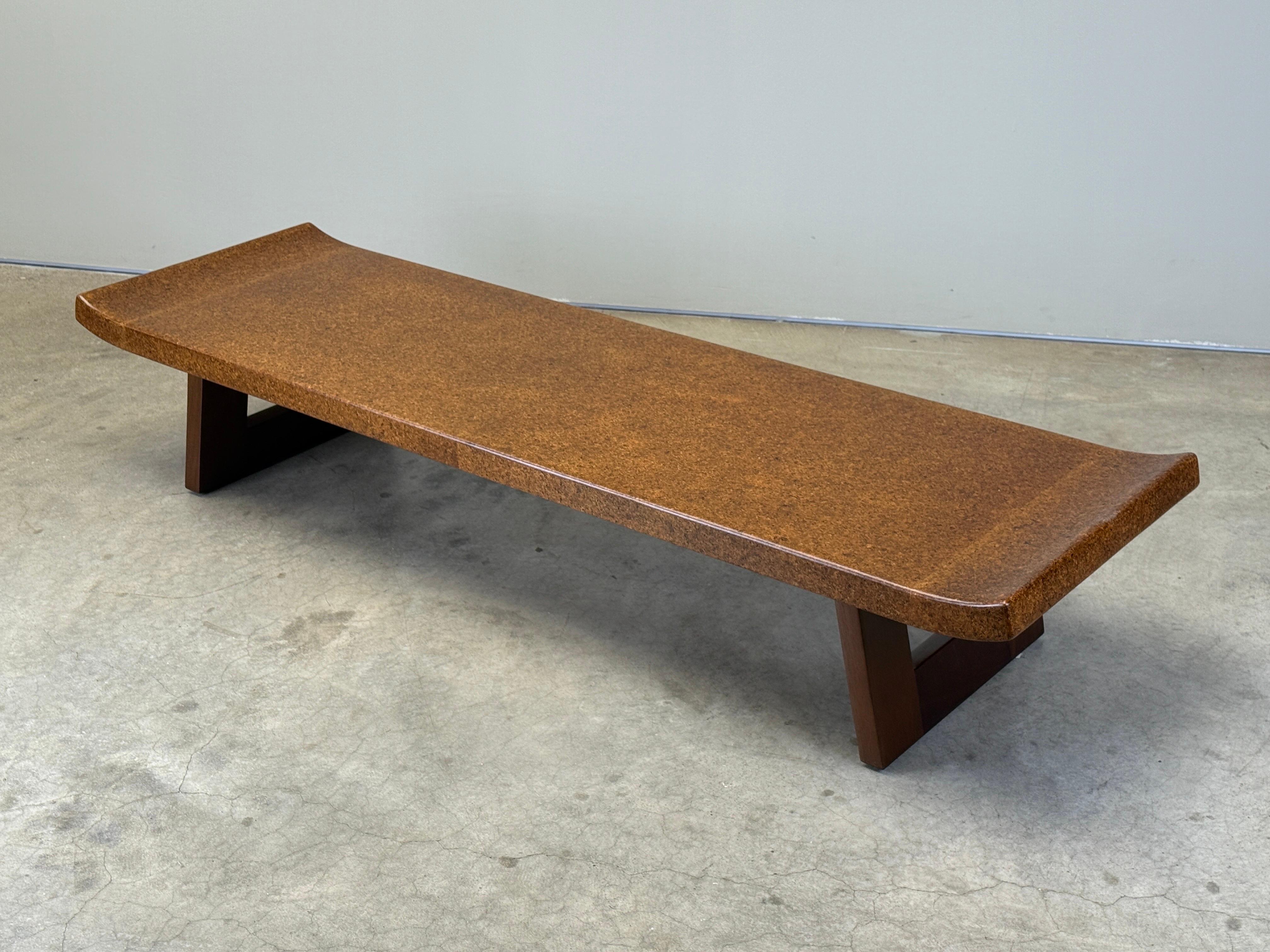 Paul Frankl Korkplatte Bank im Angebot 4