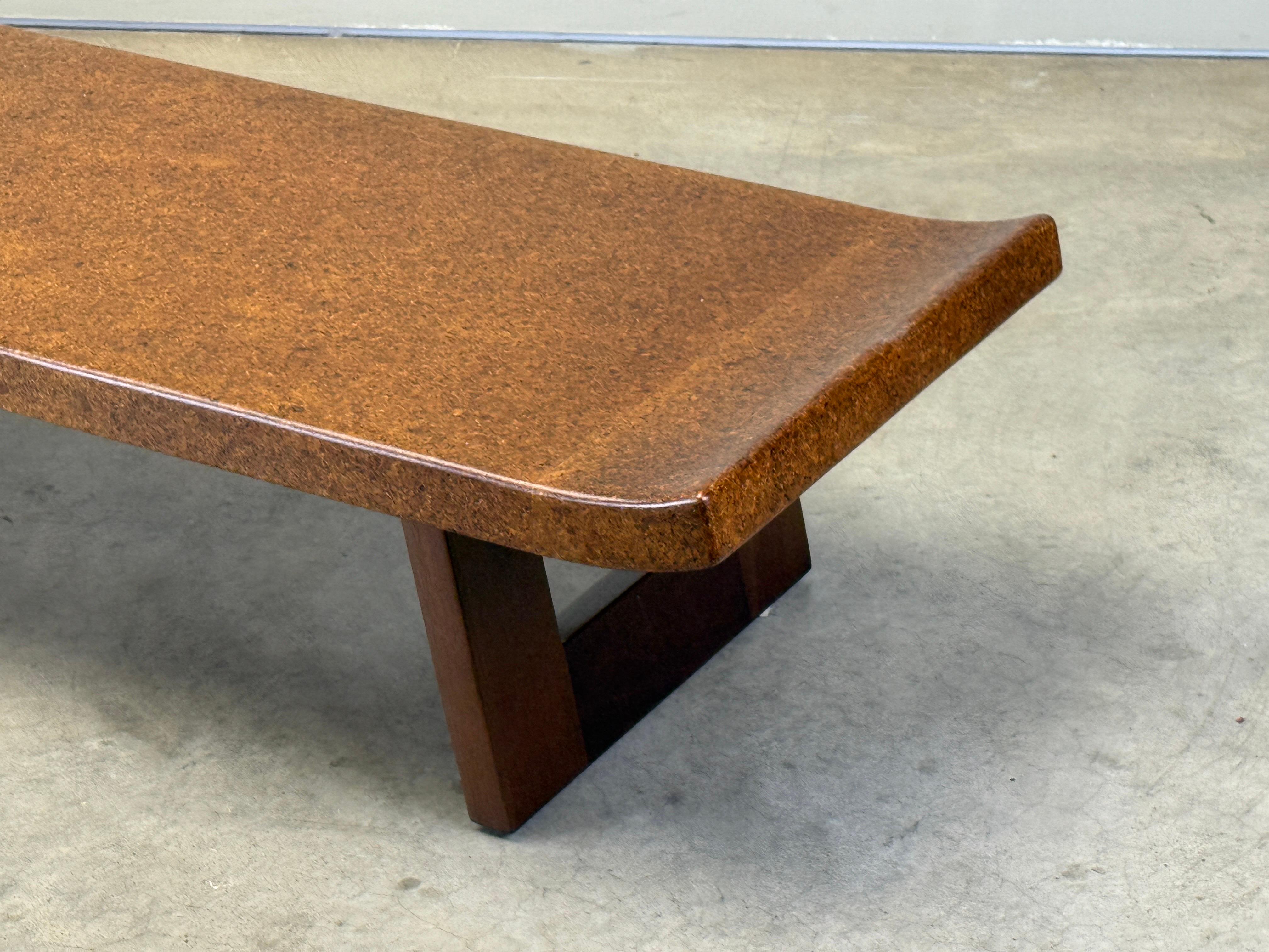 Paul Frankl Korkplatte Bank im Angebot 5