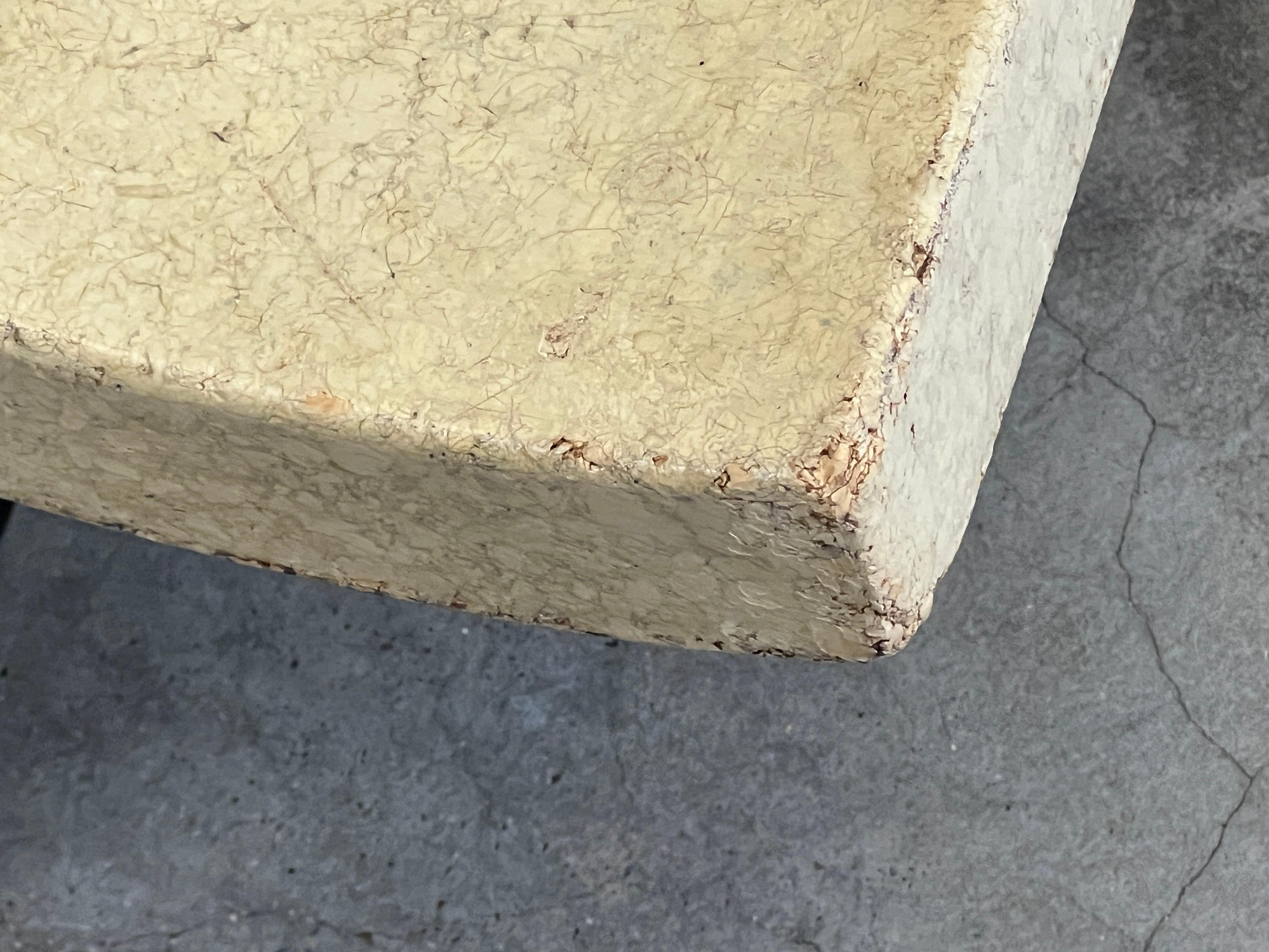 Paul Frankl Cork Top Coffee Table / Bench For Sale 7