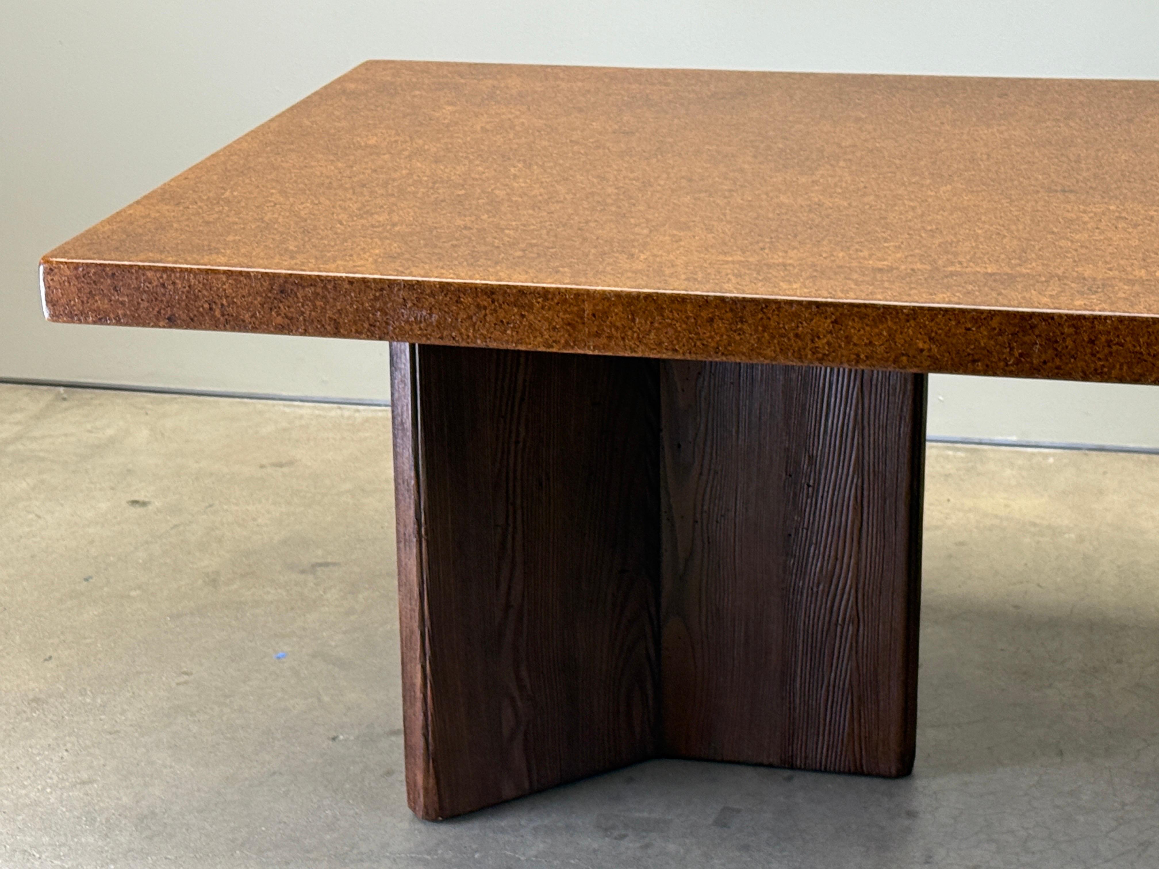 Paul Frankl Cork Top Dining Table For Sale 6