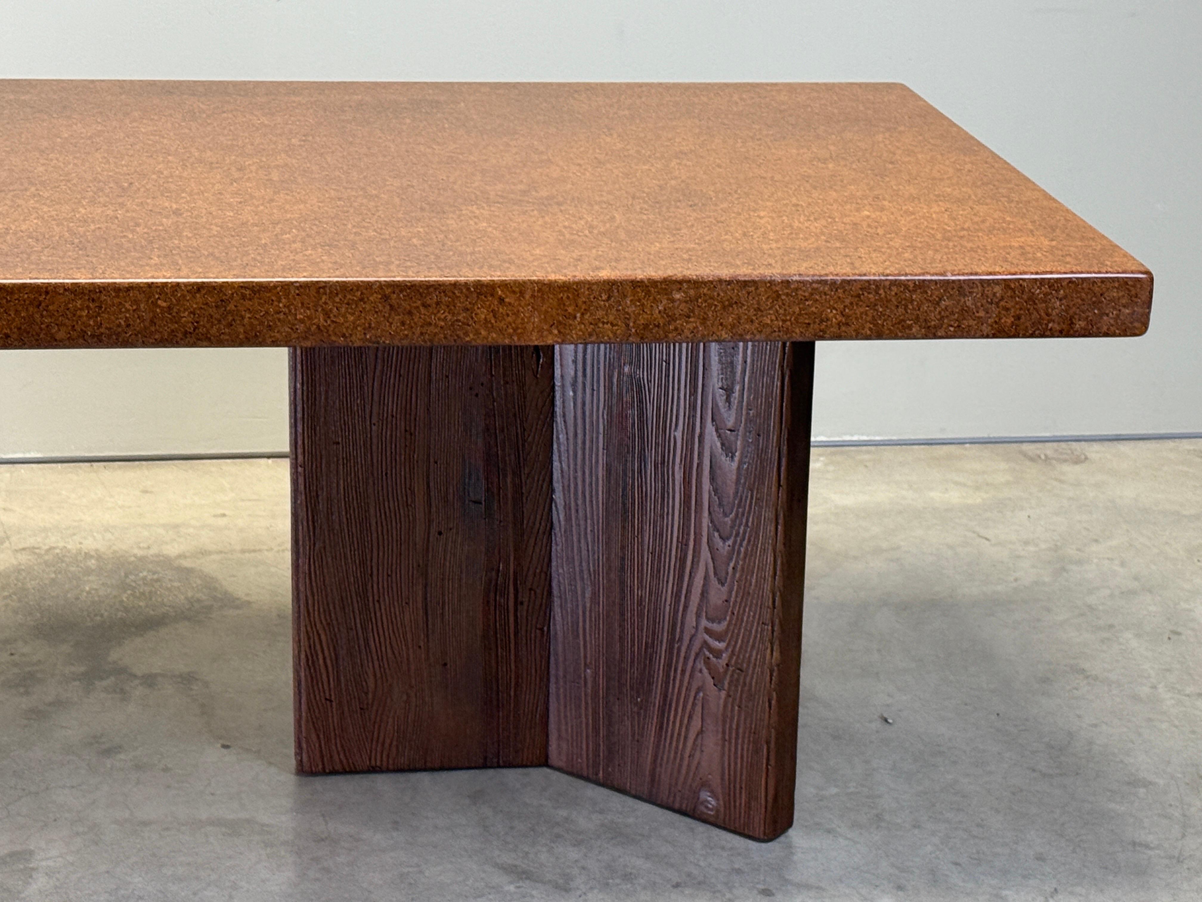 Paul Frankl Cork Top Dining Table For Sale 10