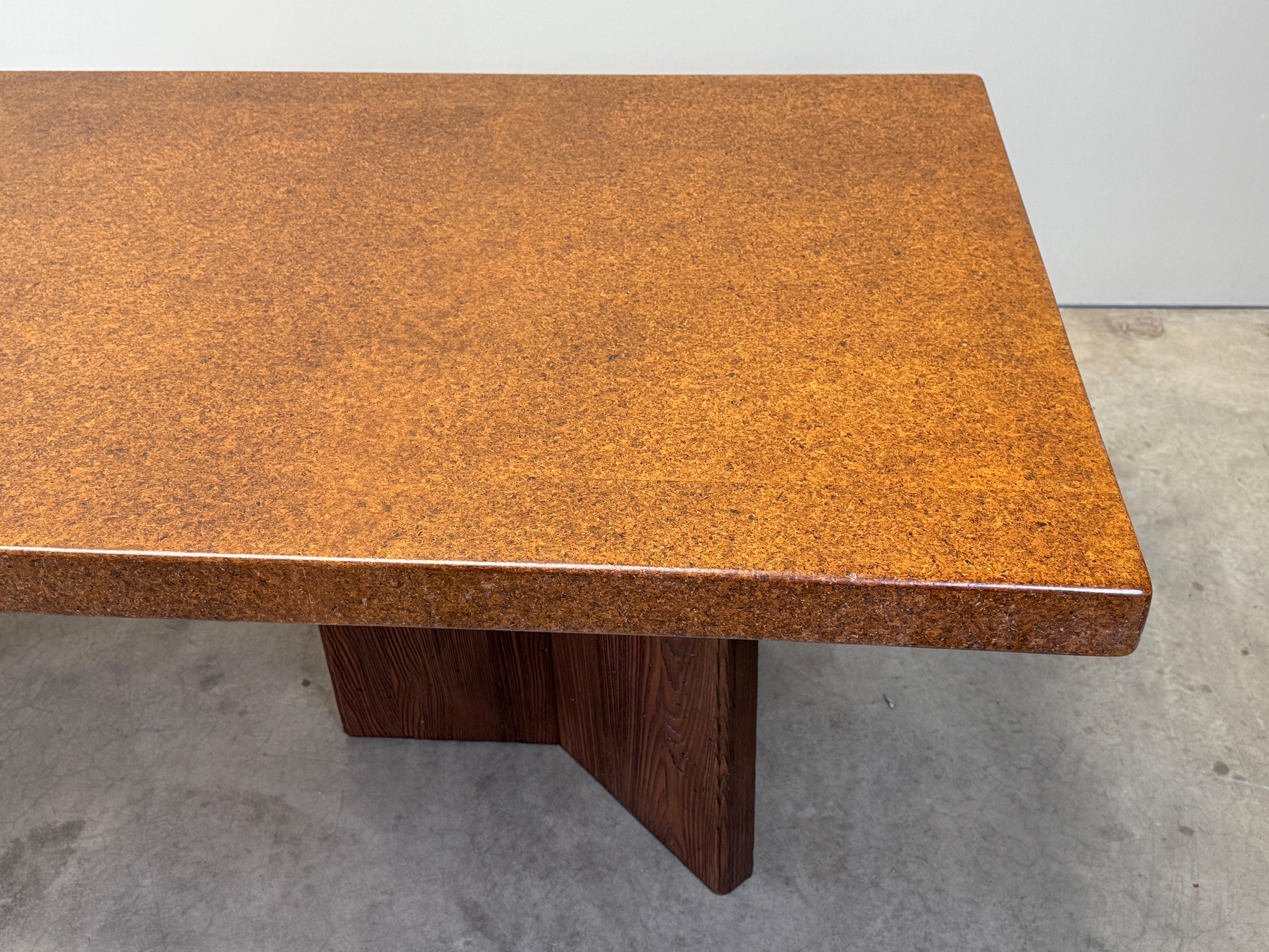 Paul Frankl Cork Top Dining Table For Sale 14