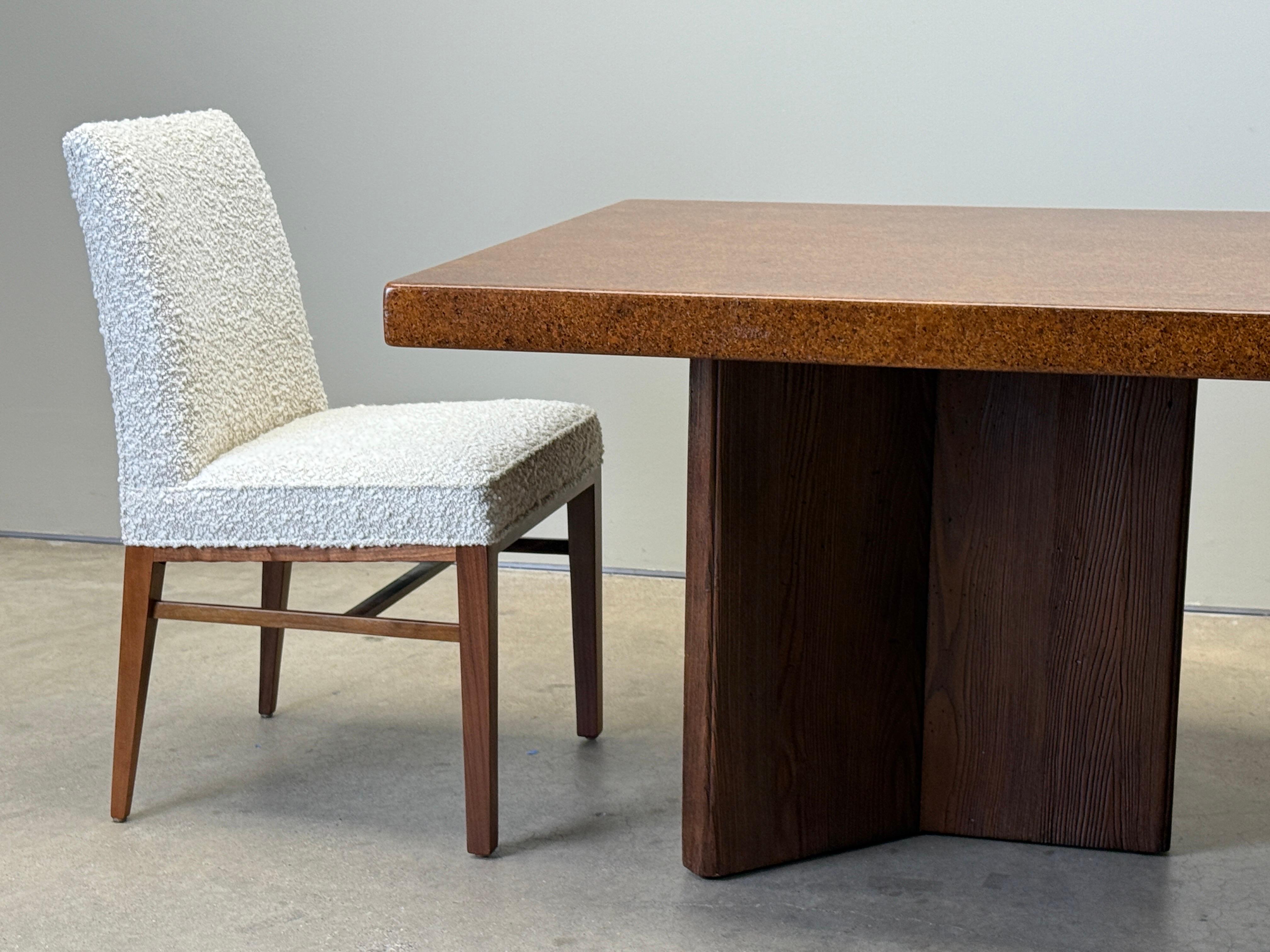 Paul Frankl Cork Top Dining Table For Sale 3