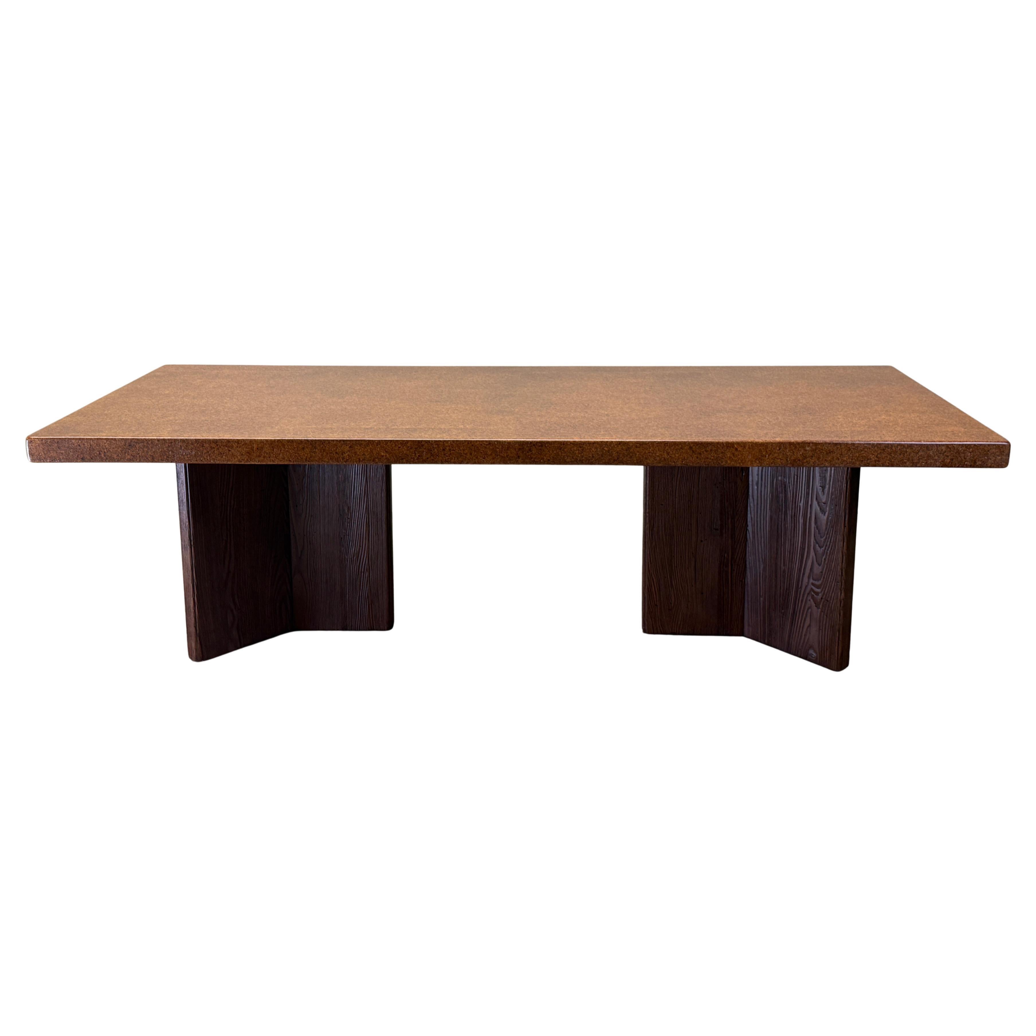 Paul Frankl Esstisch mit Korkplatte