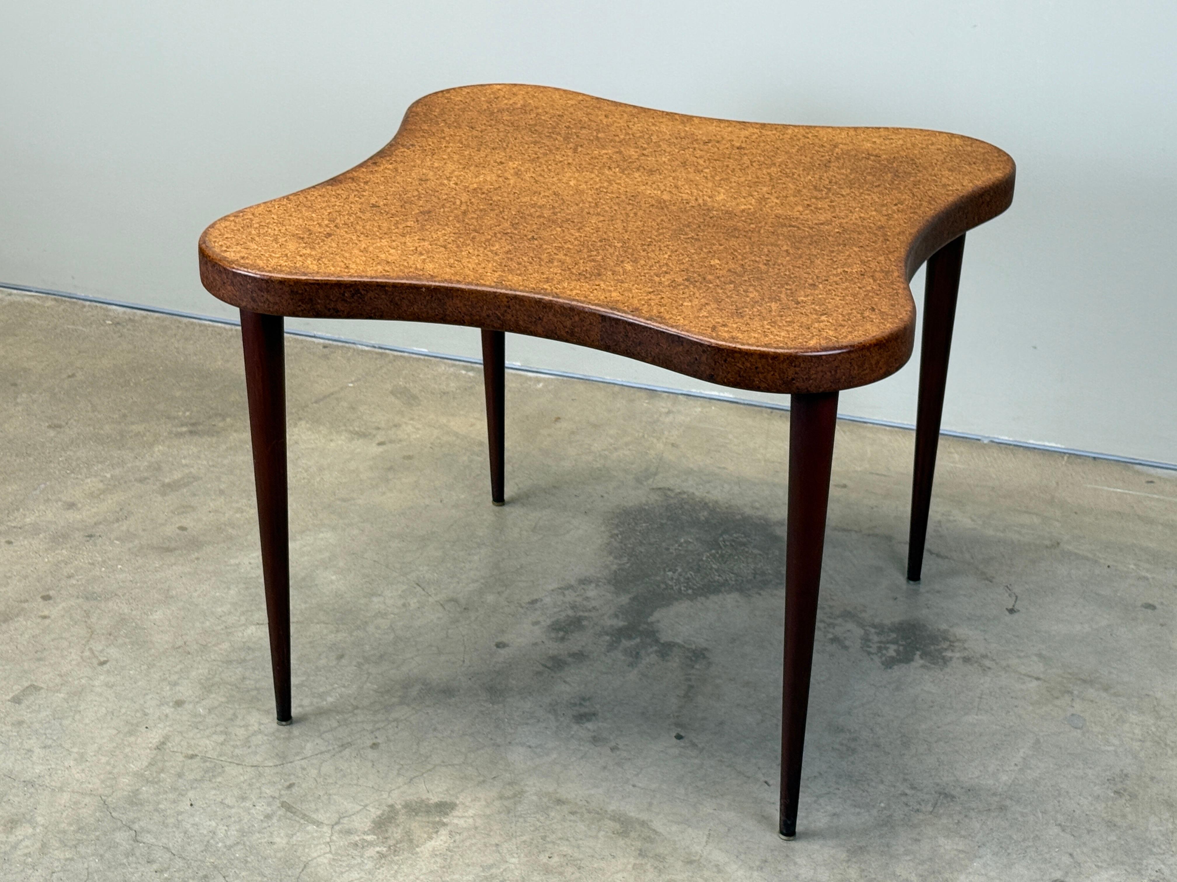 Paul Frankl Cork Top Game Table For Sale 6