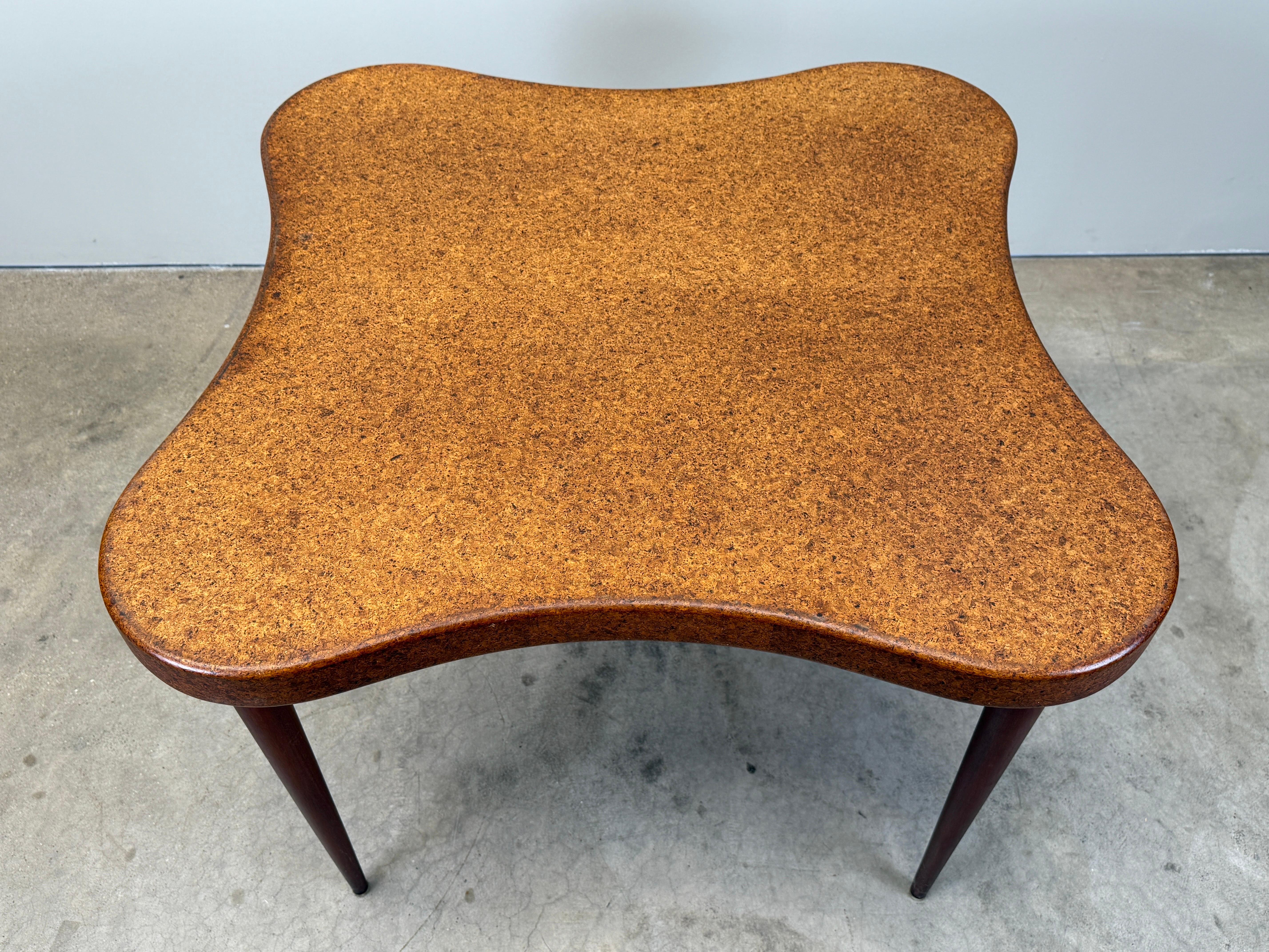 Paul Frankl Cork Top Game Table For Sale 7