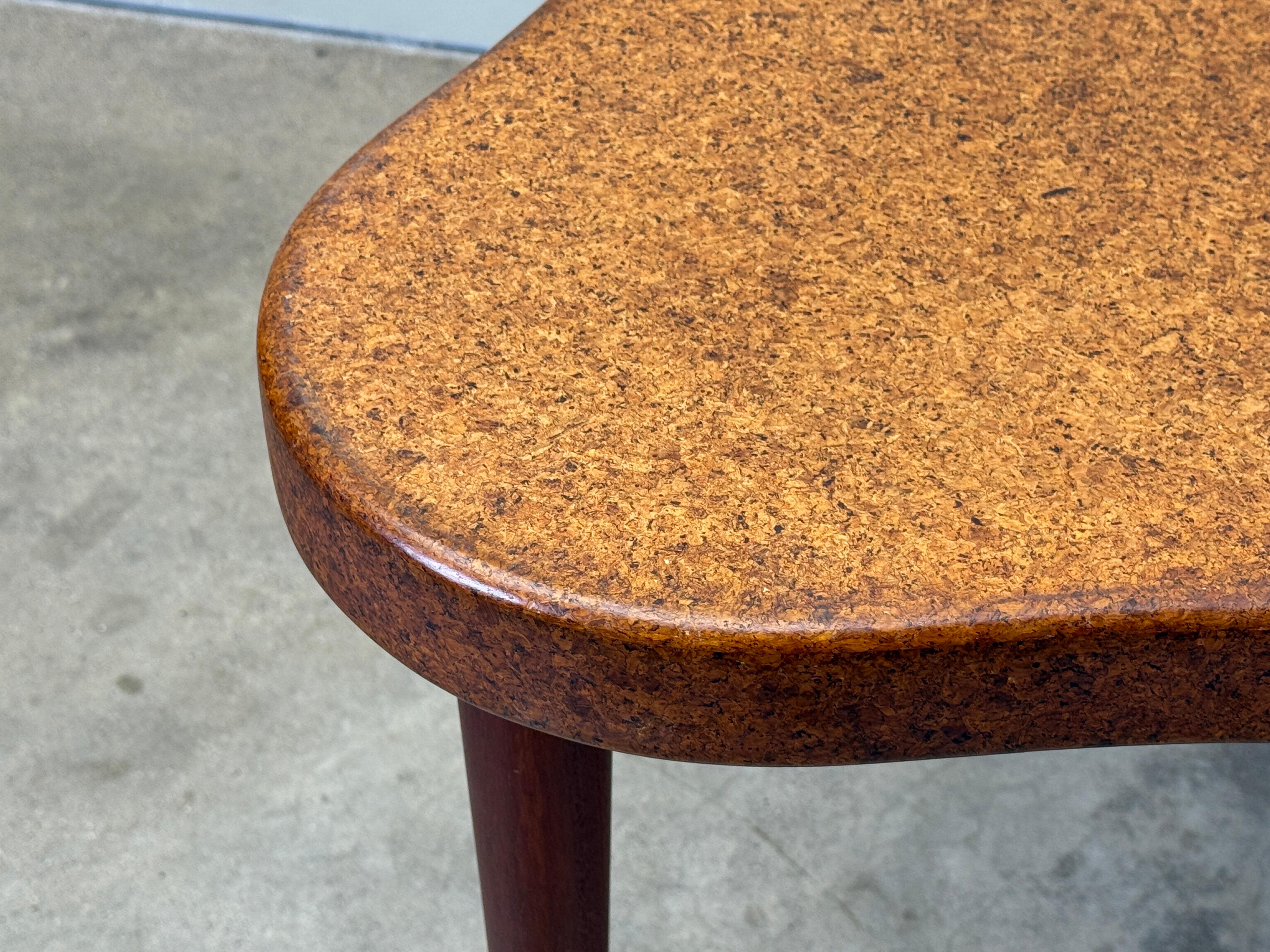 Paul Frankl Cork Top Game Table For Sale 8