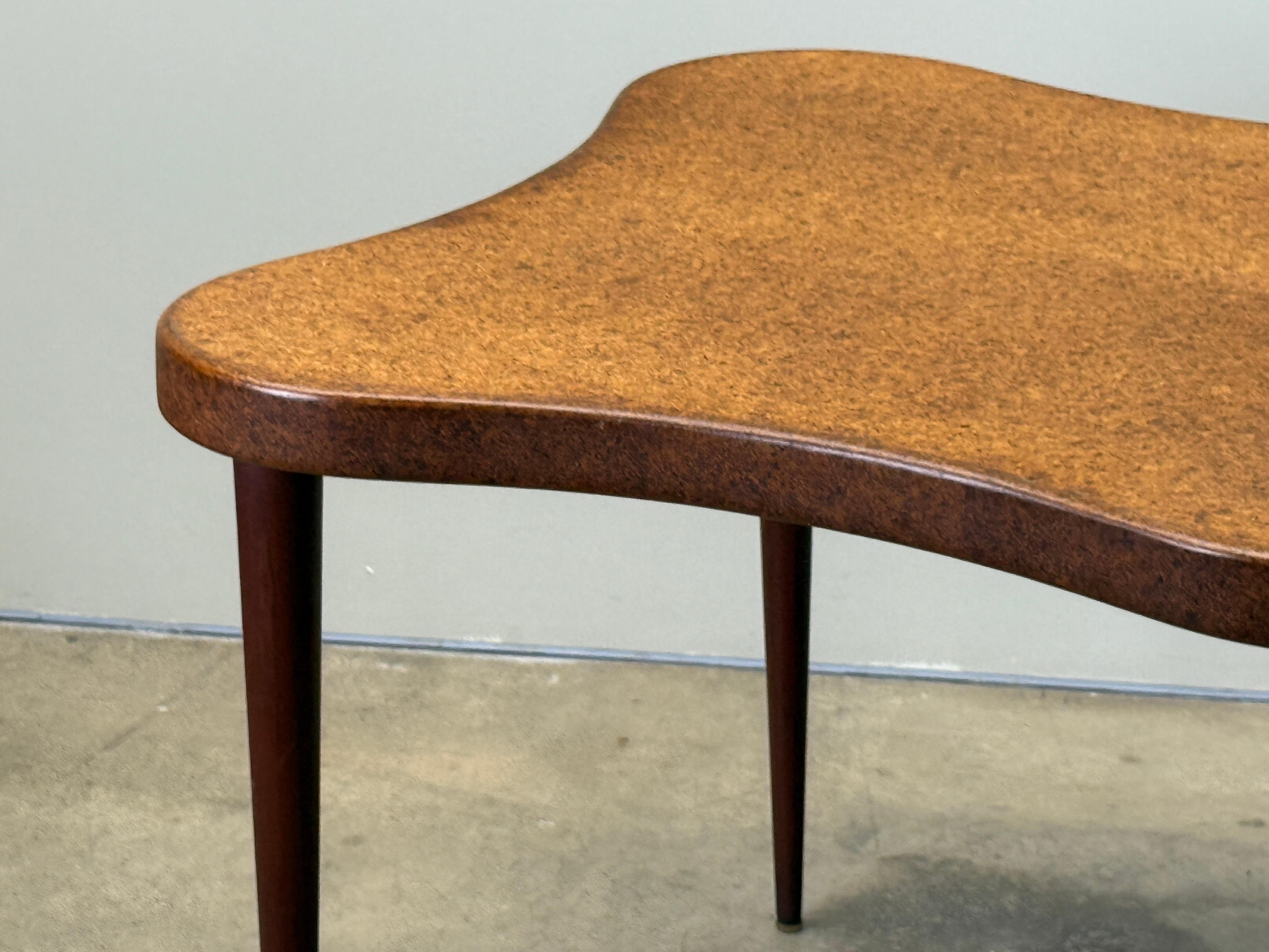 Paul Frankl Cork Top Game Table For Sale 9