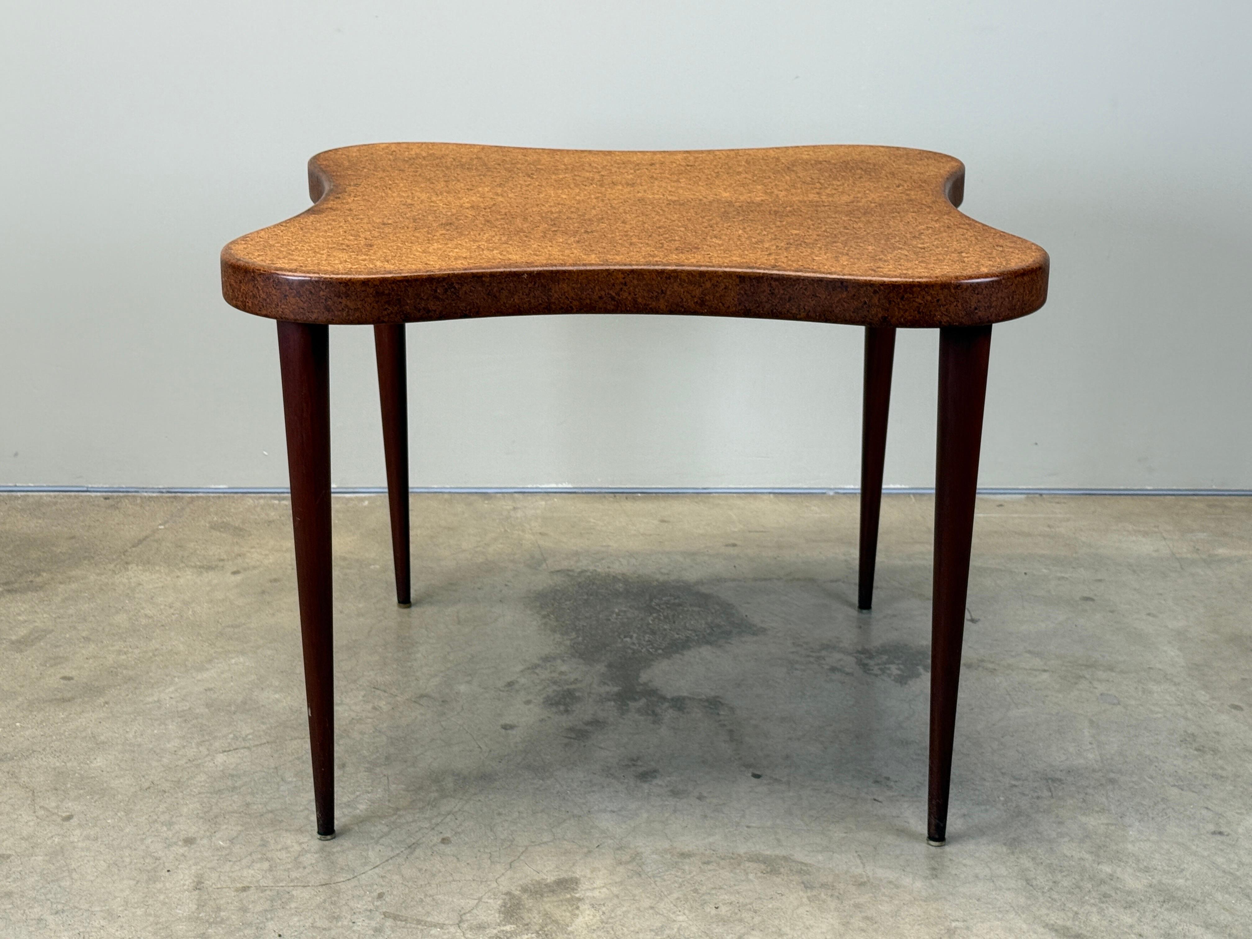 Paul Frankl Cork Top Game Table For Sale 12