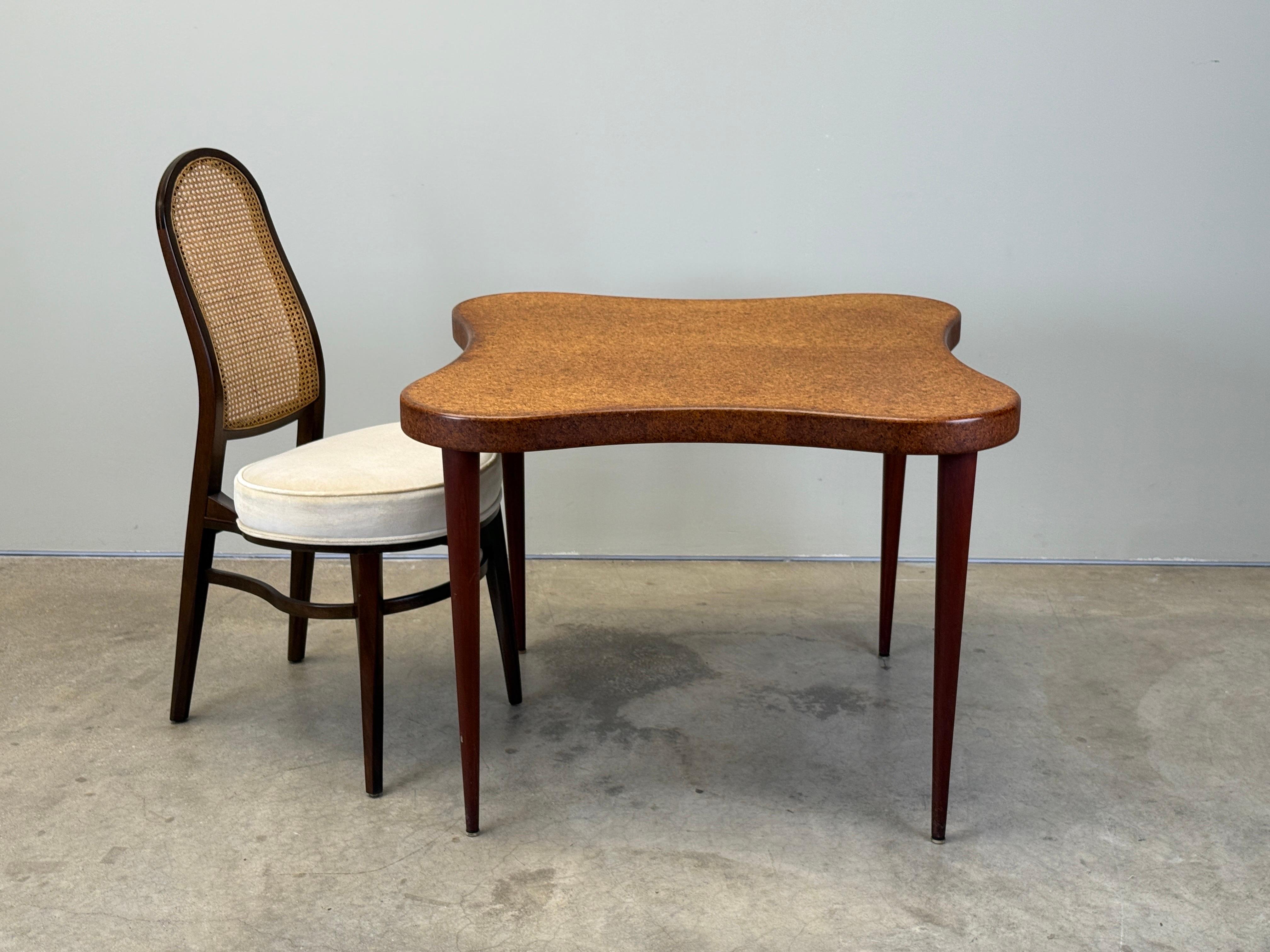 Paul Frankl Cork Top Game Table For Sale 4