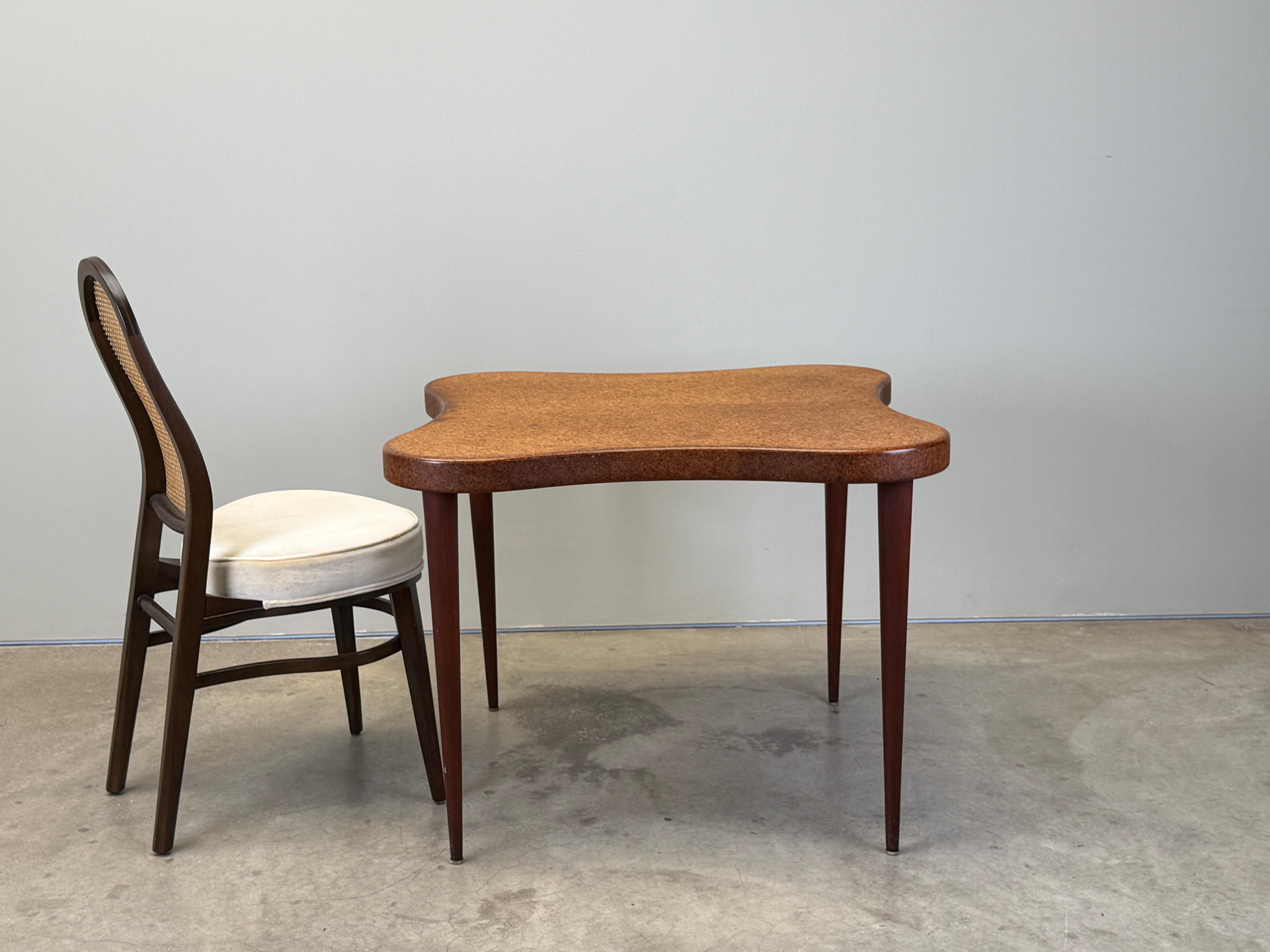 Paul Frankl Cork Top Game Table For Sale 5